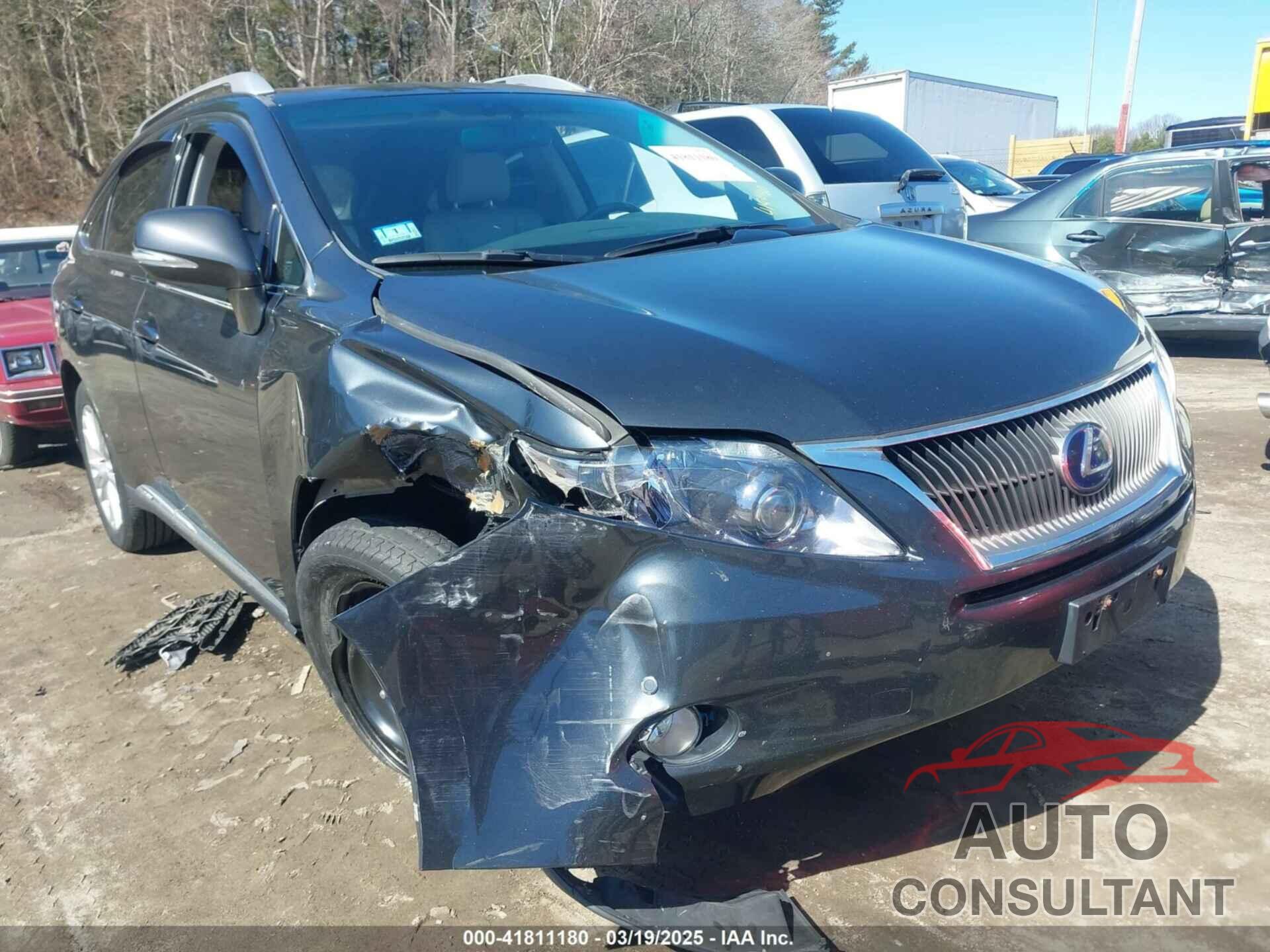 LEXUS RX 450H 2011 - JTJBC1BA9B2423630