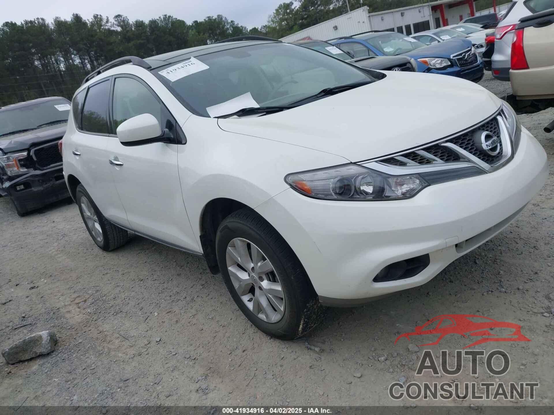 NISSAN MURANO 2014 - JN8AZ1MU6EW407746
