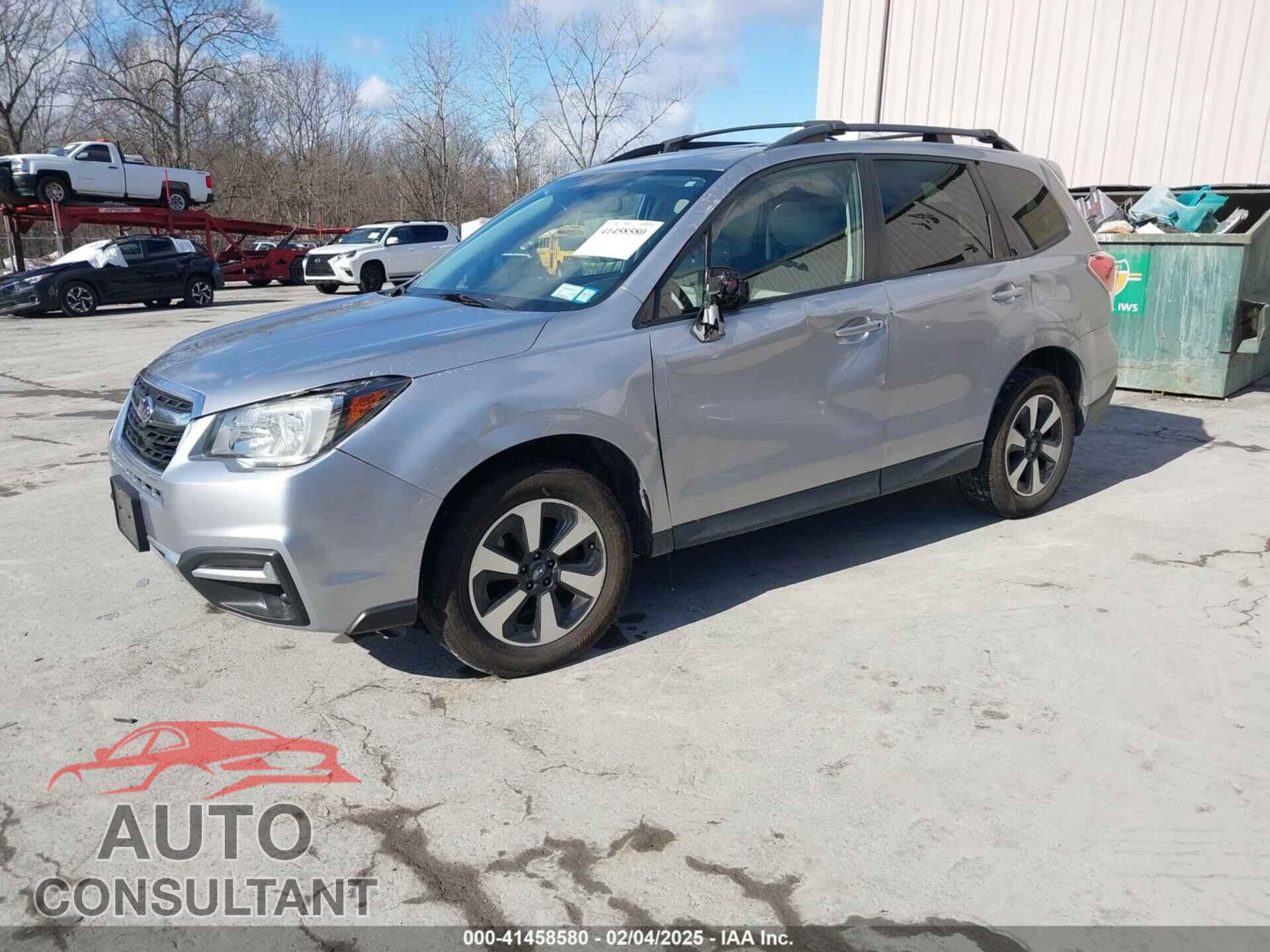 SUBARU FORESTER 2018 - JF2SJAEC1JH419431