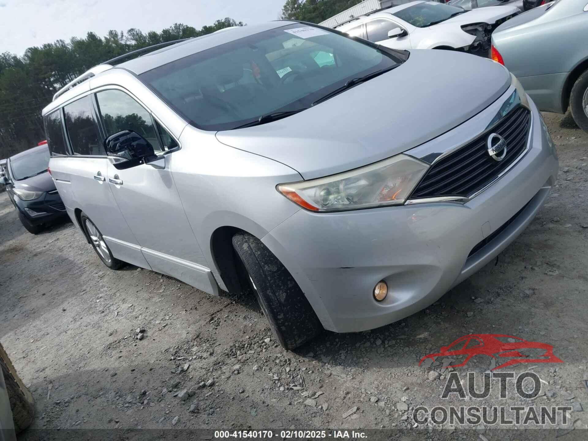 NISSAN QUEST 2012 - JN8AE2KP4C9043465