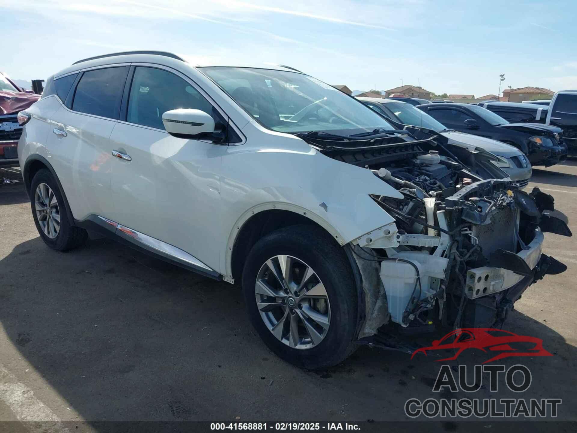 NISSAN MURANO 2018 - 5N1AZ2MH8JN119775