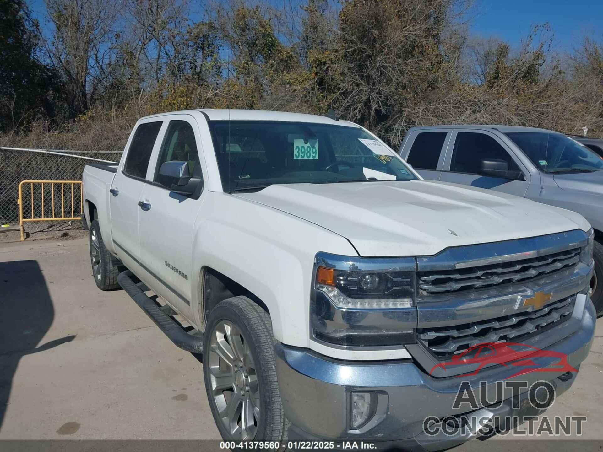 CHEVROLET SILVERADO 1500 2017 - 3GCPCSEC8HG108880