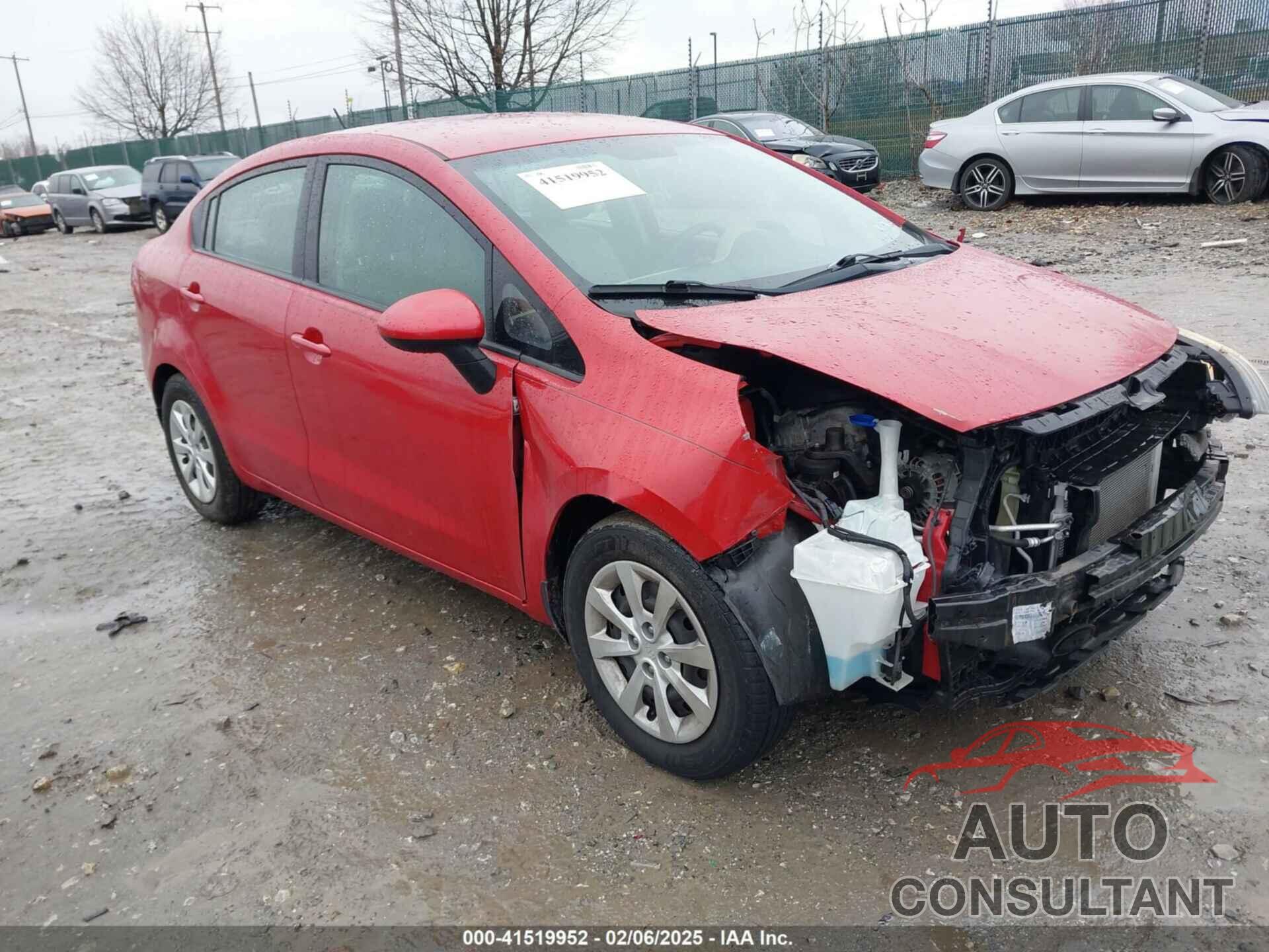 KIA RIO 2015 - KNADN4A38F6421213
