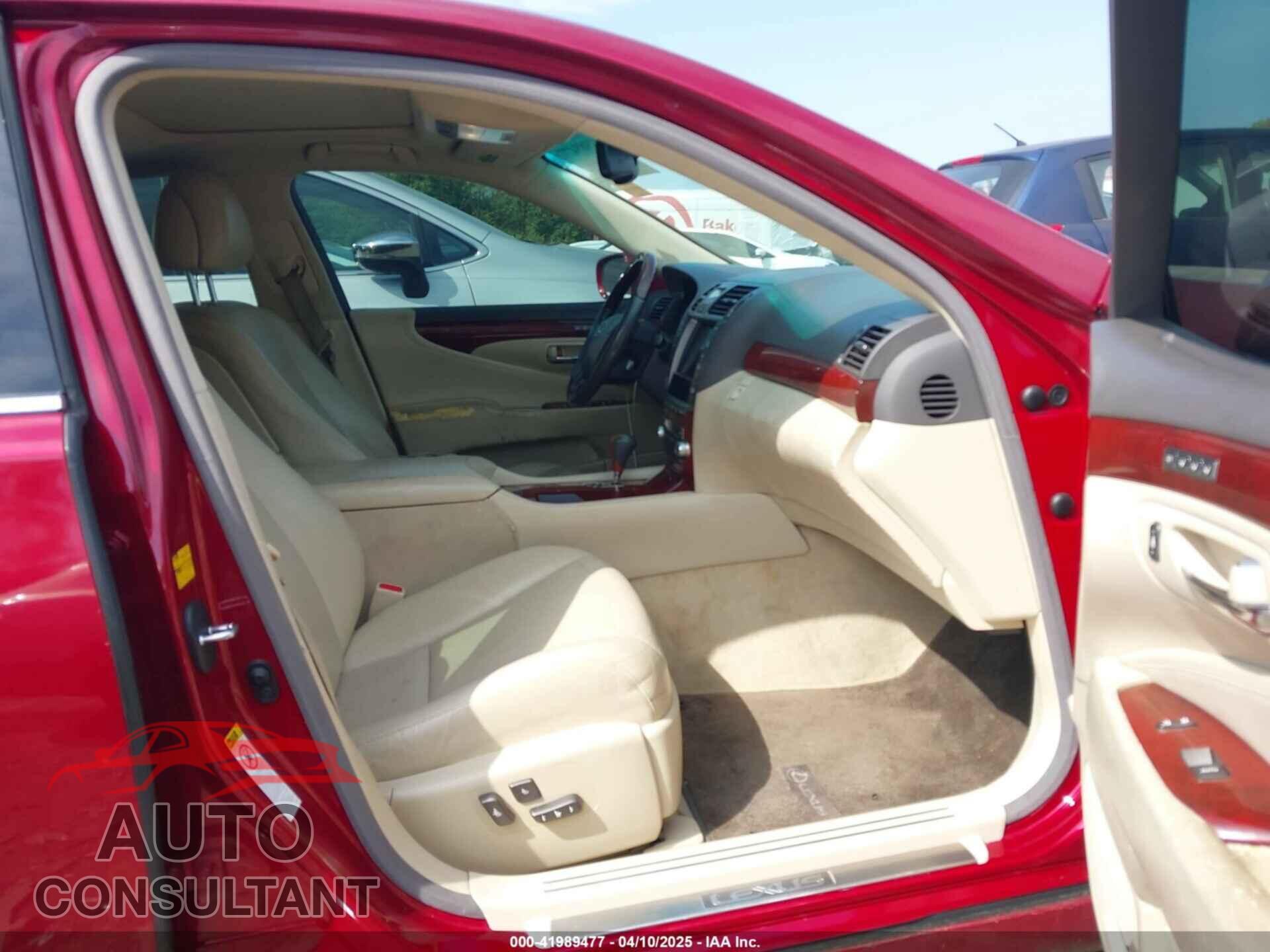 LEXUS LS 460 2012 - JTHBL5EF9C5113574