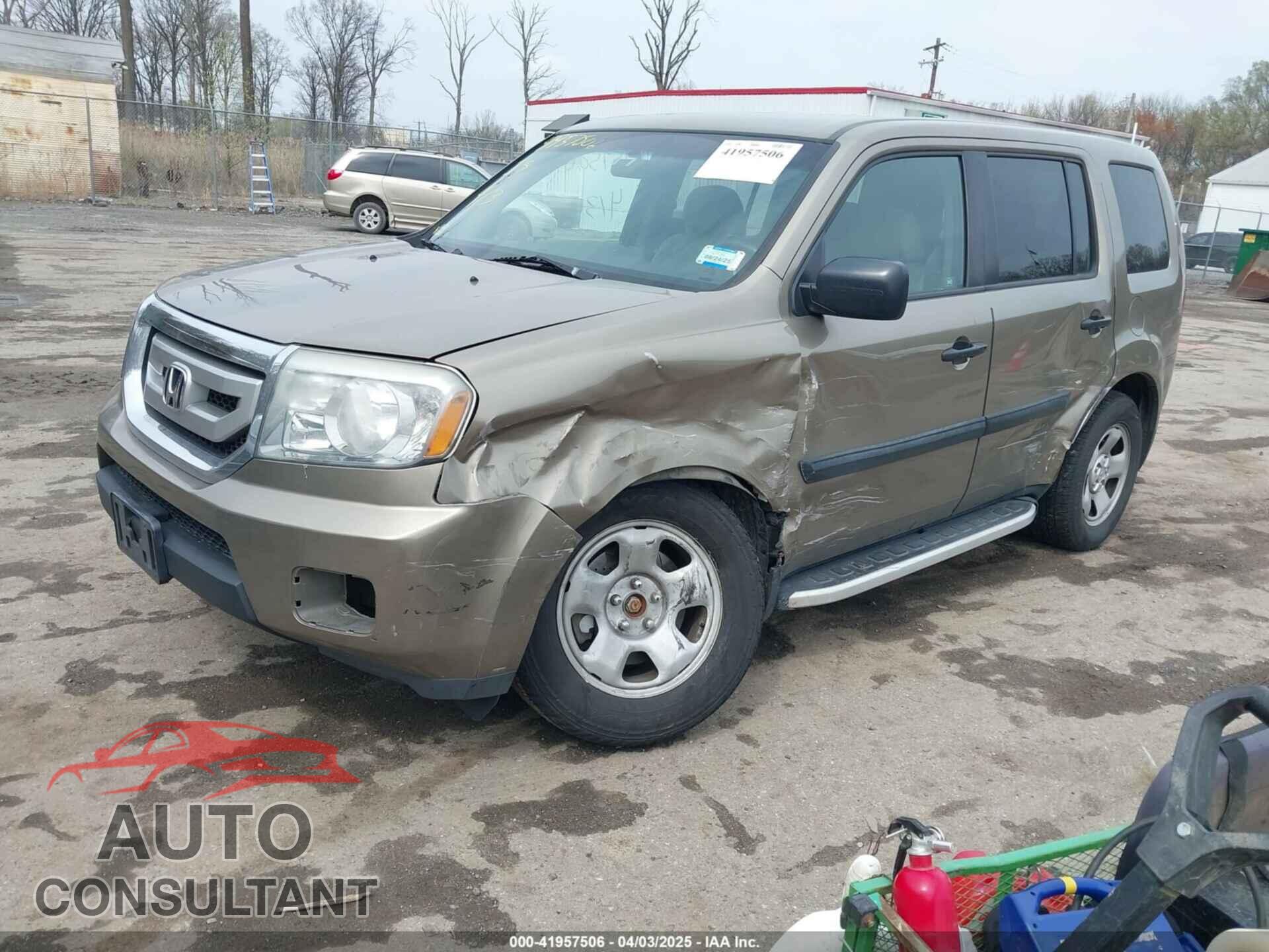 HONDA PILOT 2011 - 5FNYF4H21BB103169