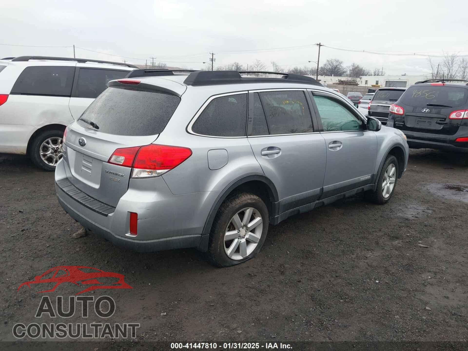 SUBARU OUTBACK 2012 - 4S4BRBGC6C3206190