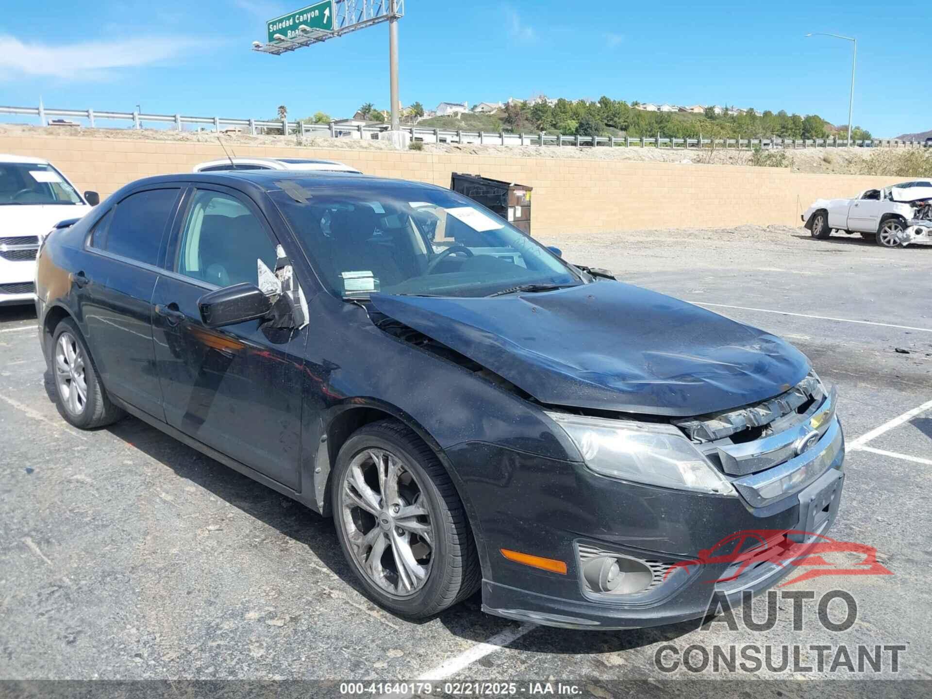 FORD FUSION 2012 - 3FAHP0HA1CR397692
