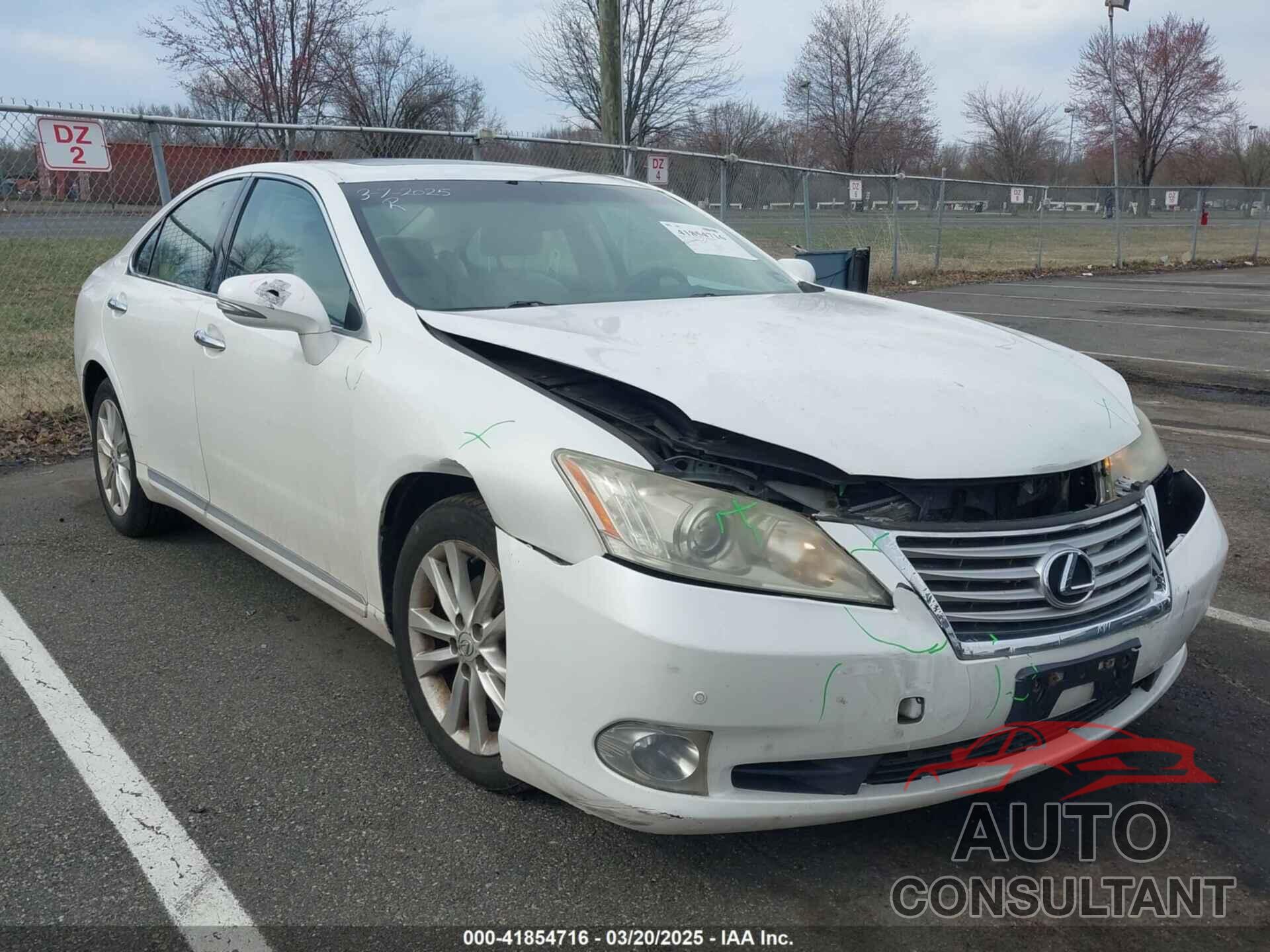 LEXUS ES 350 2010 - JTHBK1EGXA2374750