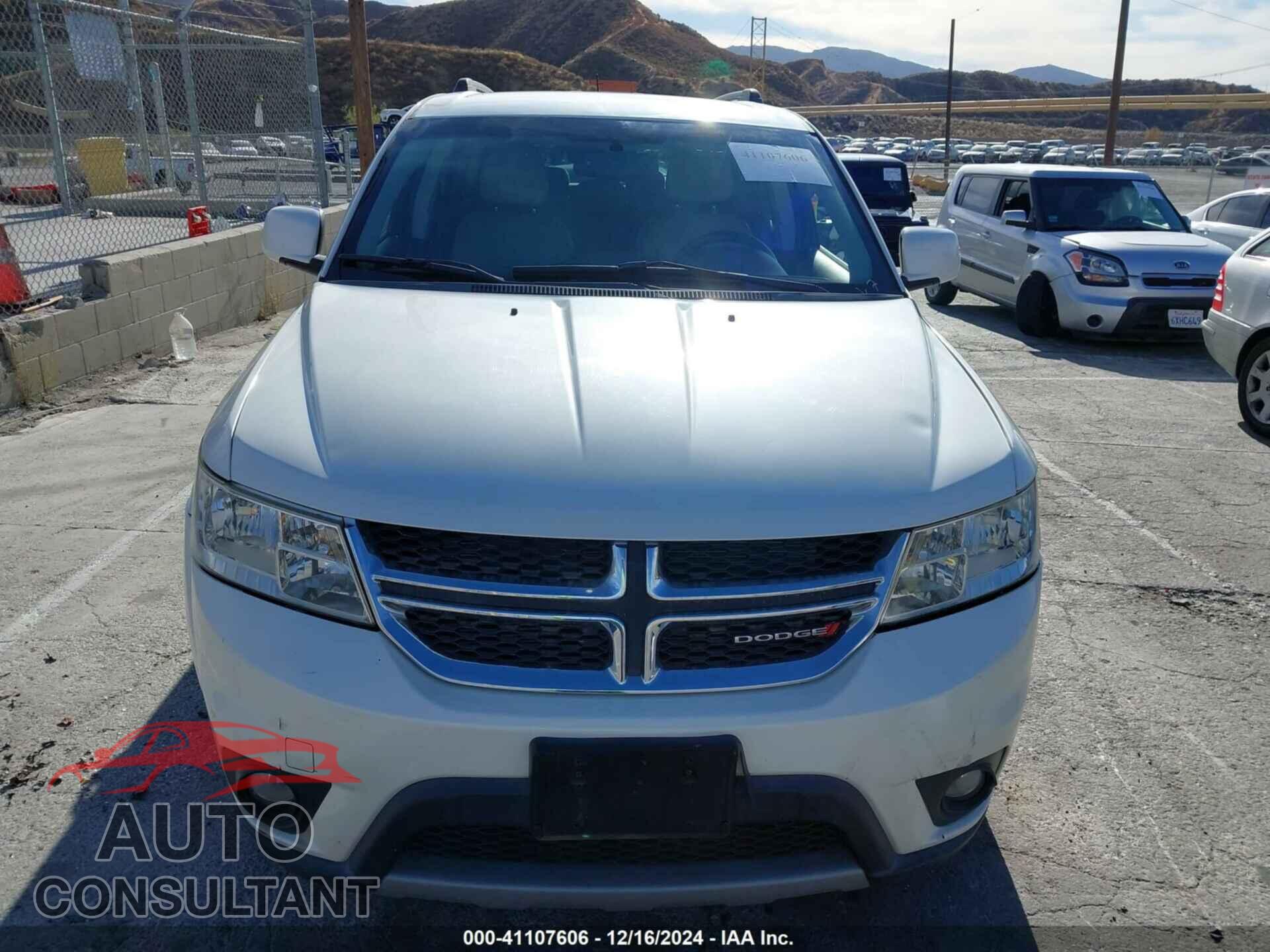DODGE JOURNEY 2012 - 3C4PDCBB3CT345517