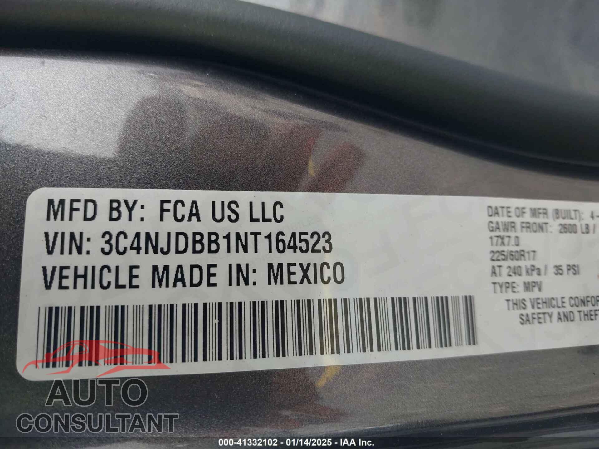 JEEP COMPASS 2022 - 3C4NJDBB1NT164523