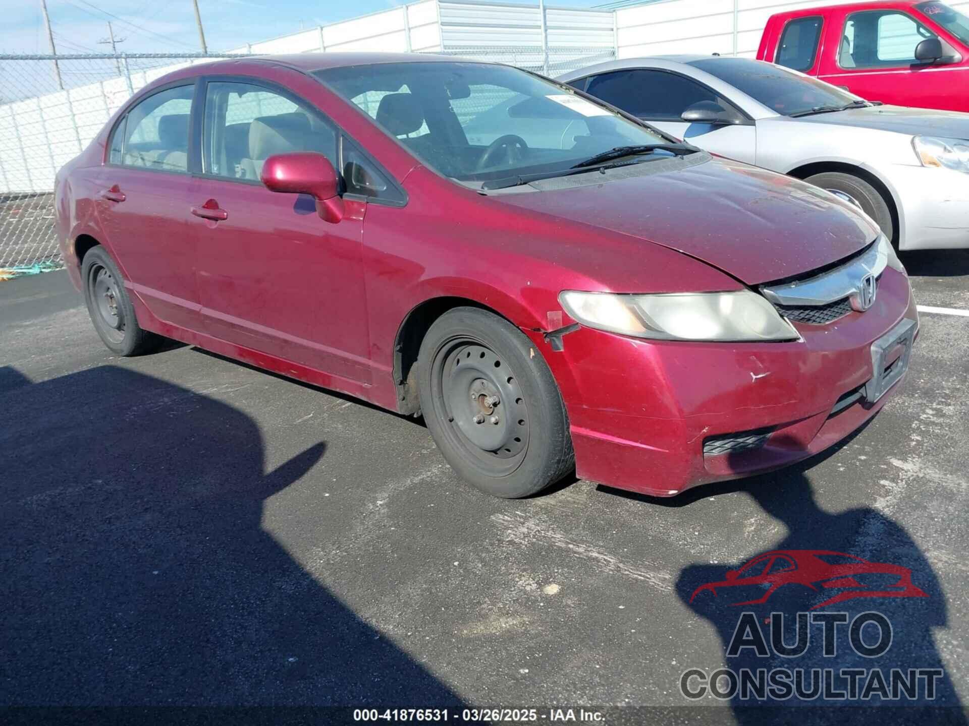 HONDA CIVIC 2009 - 19XFA16539E026449