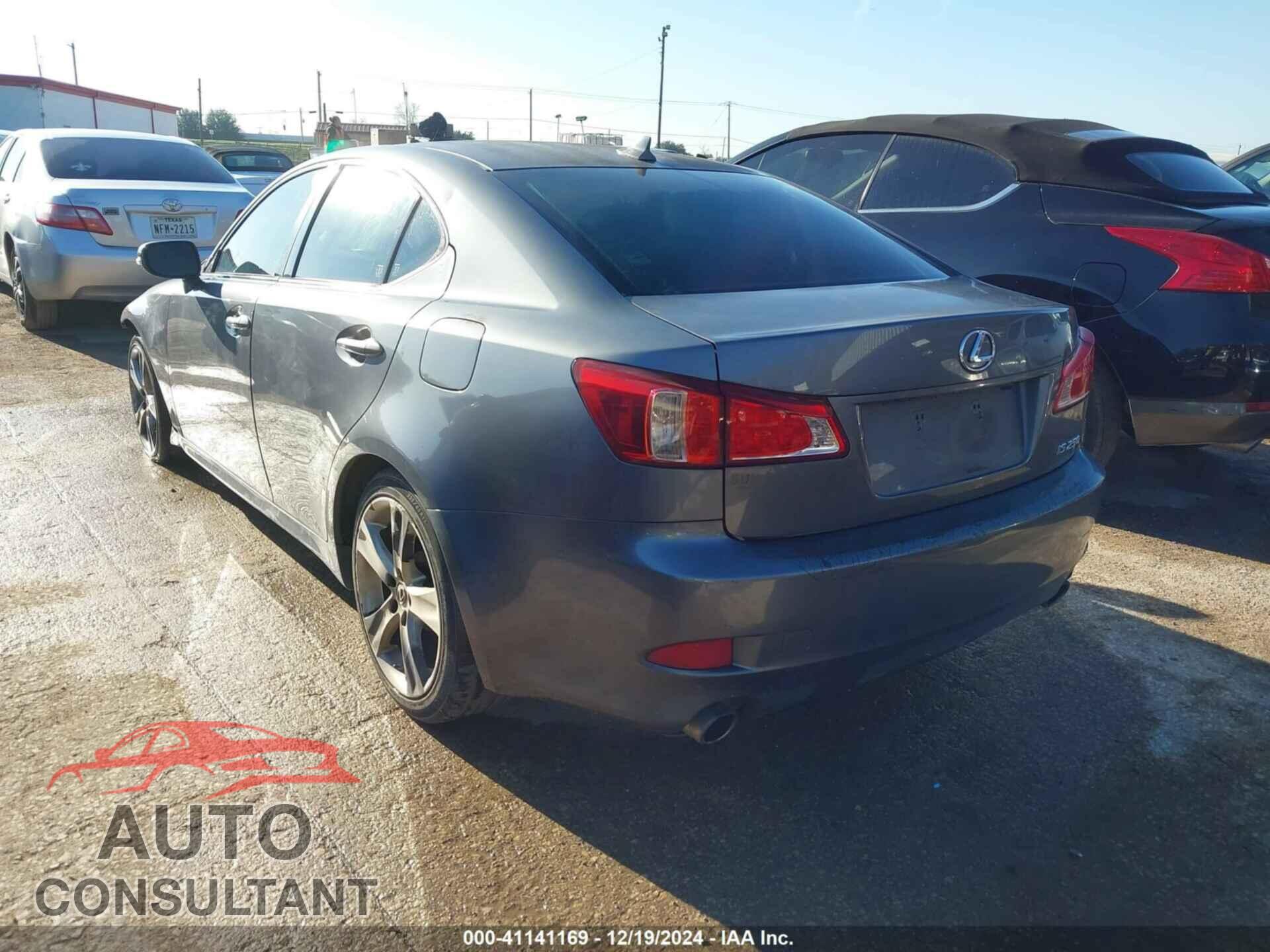 LEXUS IS 250 2012 - JTHBF5C2XC5160989