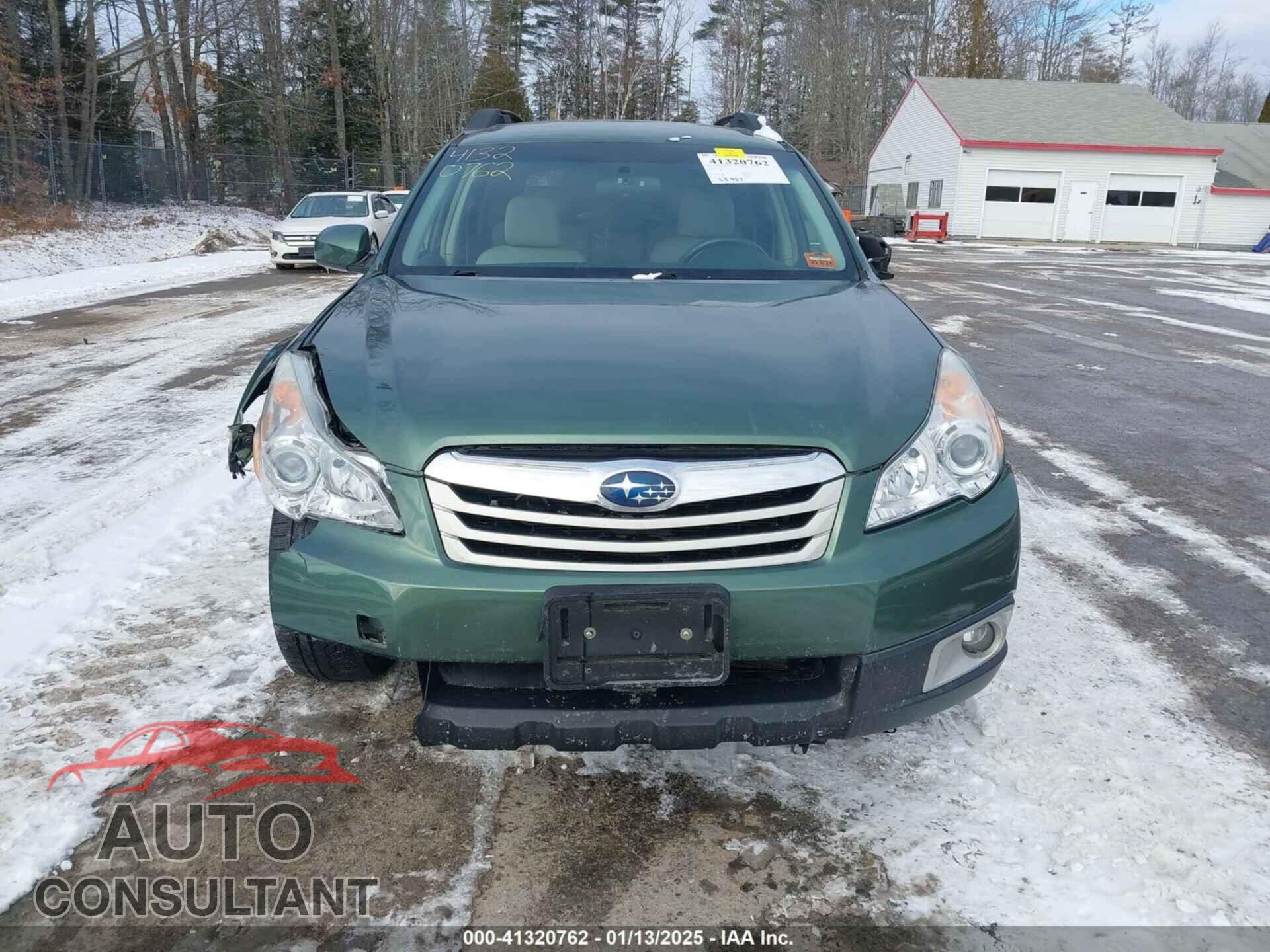 SUBARU OUTBACK 2012 - 4S4BRBCC9C3249041