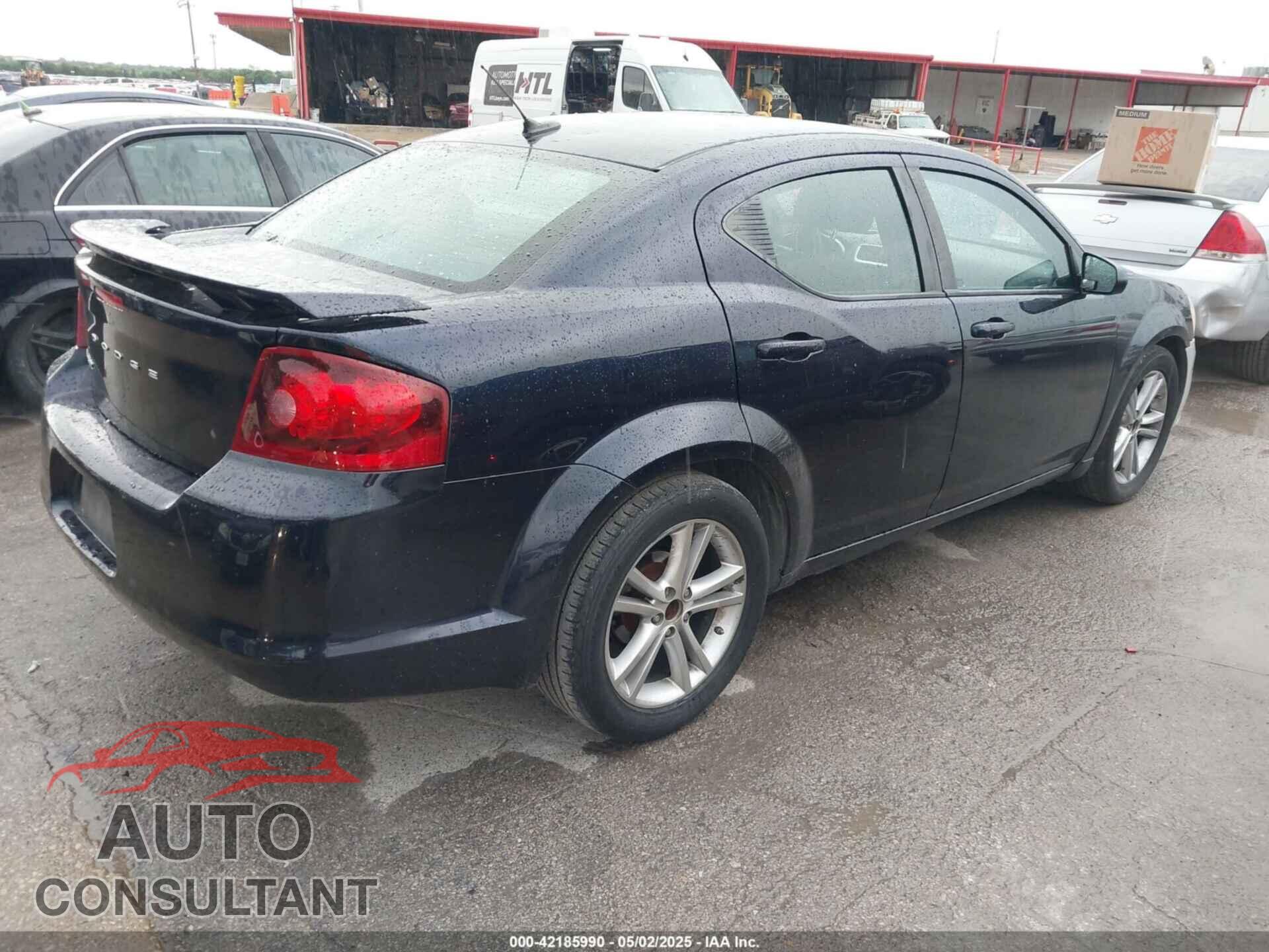 DODGE AVENGER 2012 - 1C3CDZAG5CN254820