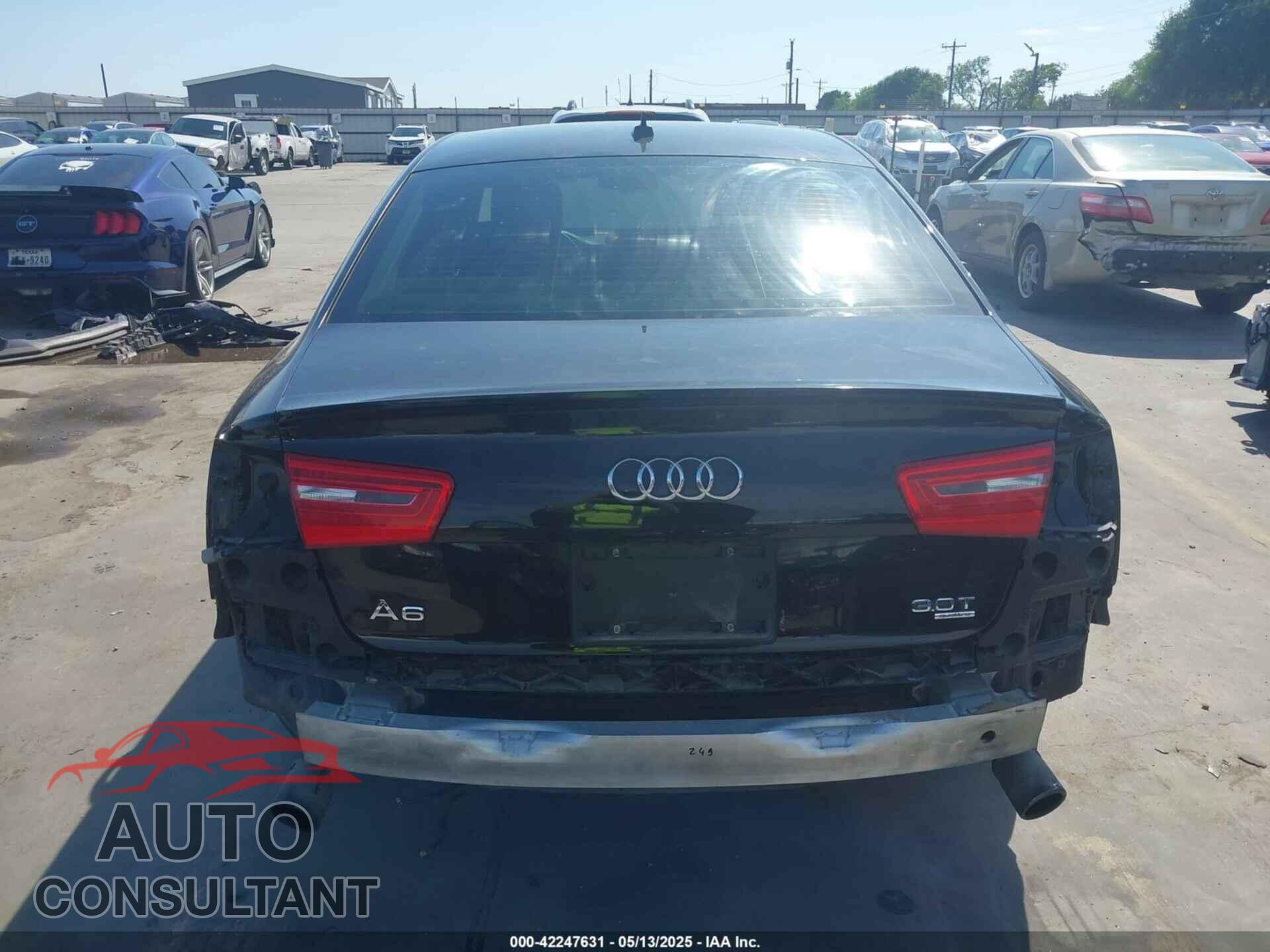 AUDI A6 2013 - WAUHGAFC7DN099864