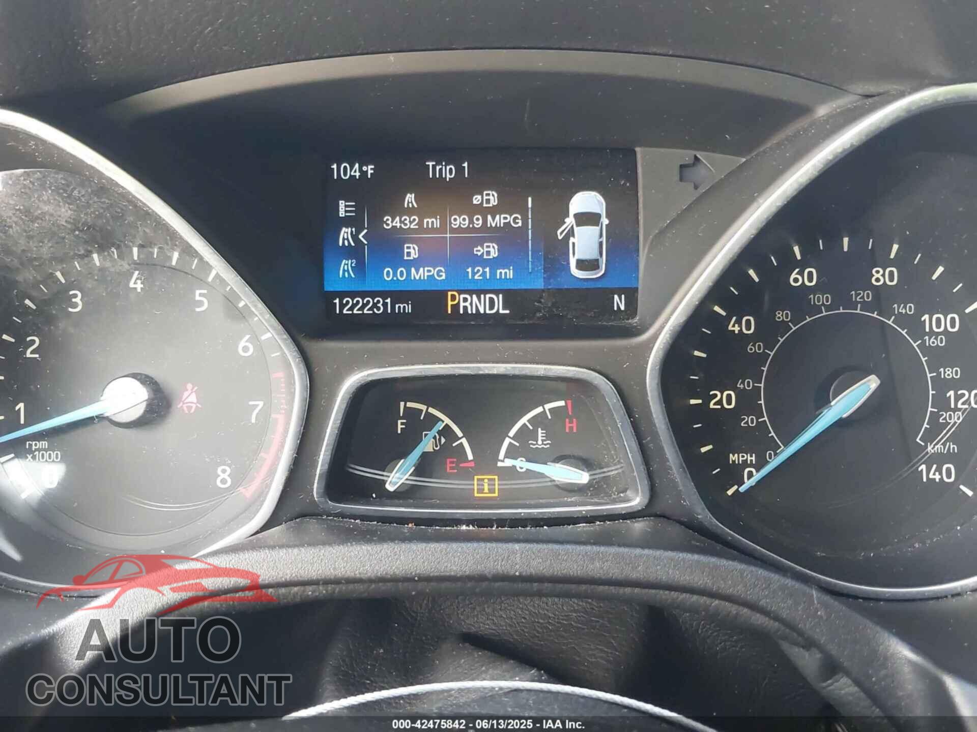 FORD FOCUS 2016 - 1FADP3K27GL213748