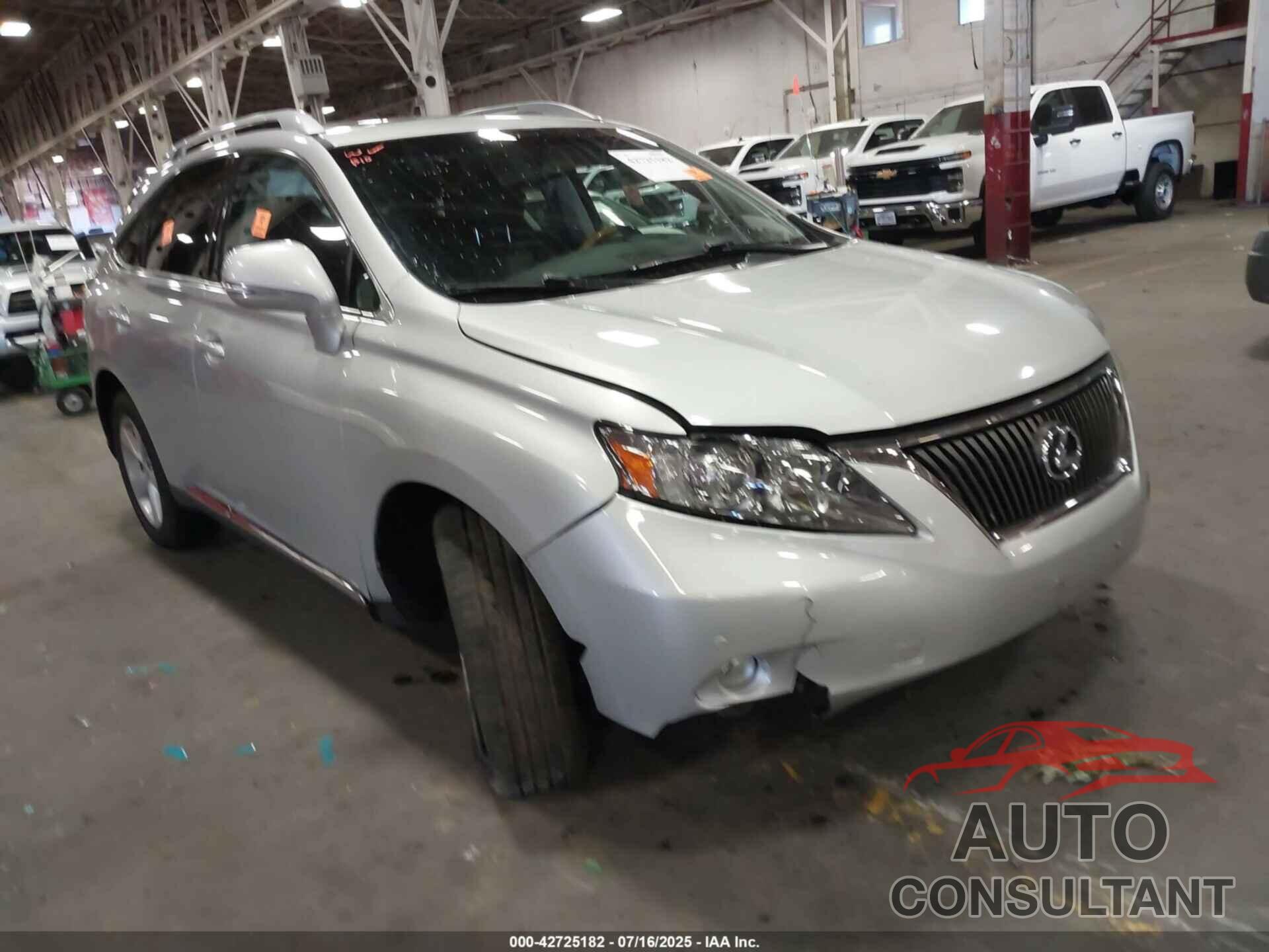 LEXUS RX 350 2012 - 2T2BK1BA4CC143344