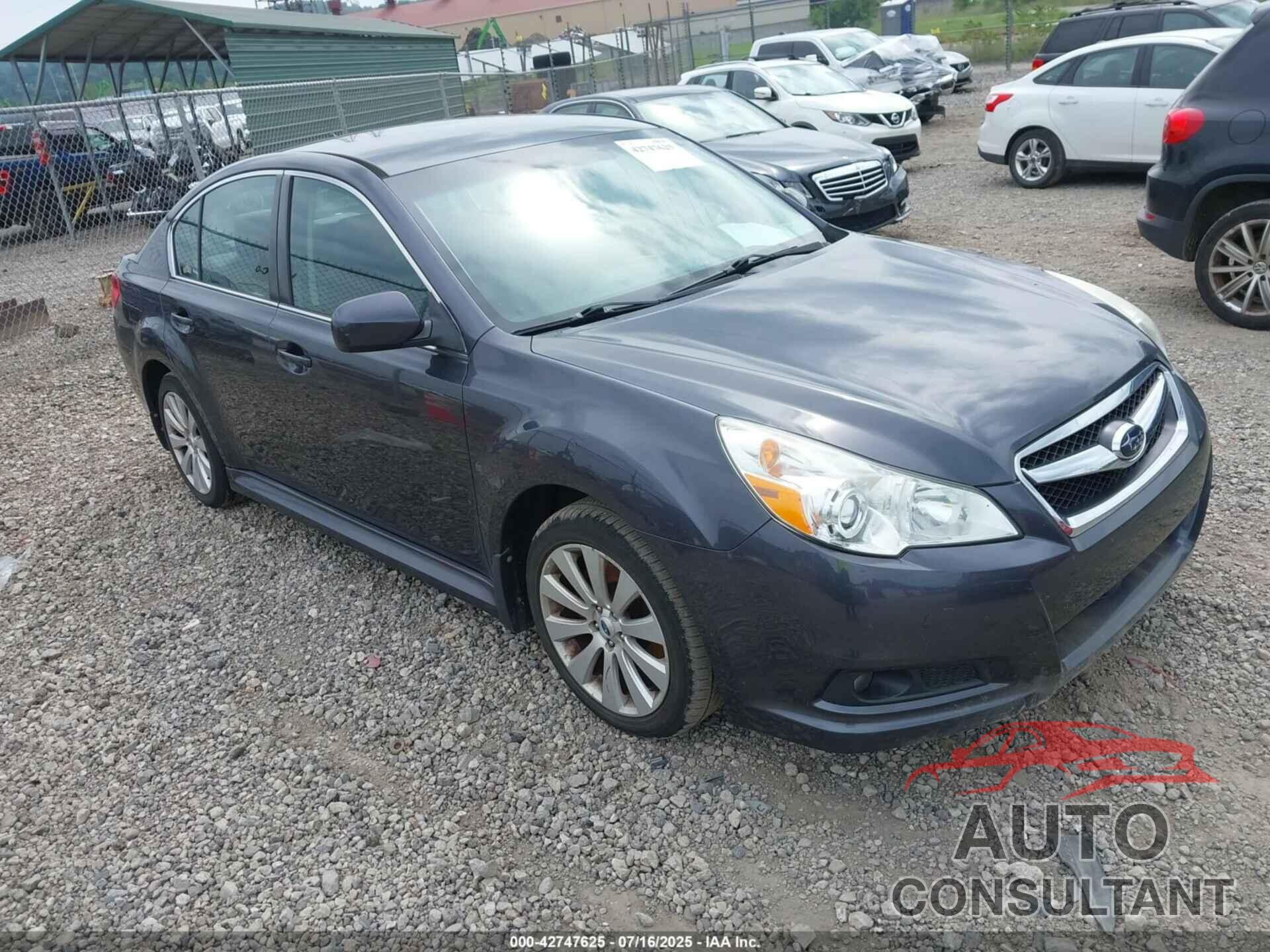 SUBARU LEGACY 2012 - 4S3BMBJ62C3031720