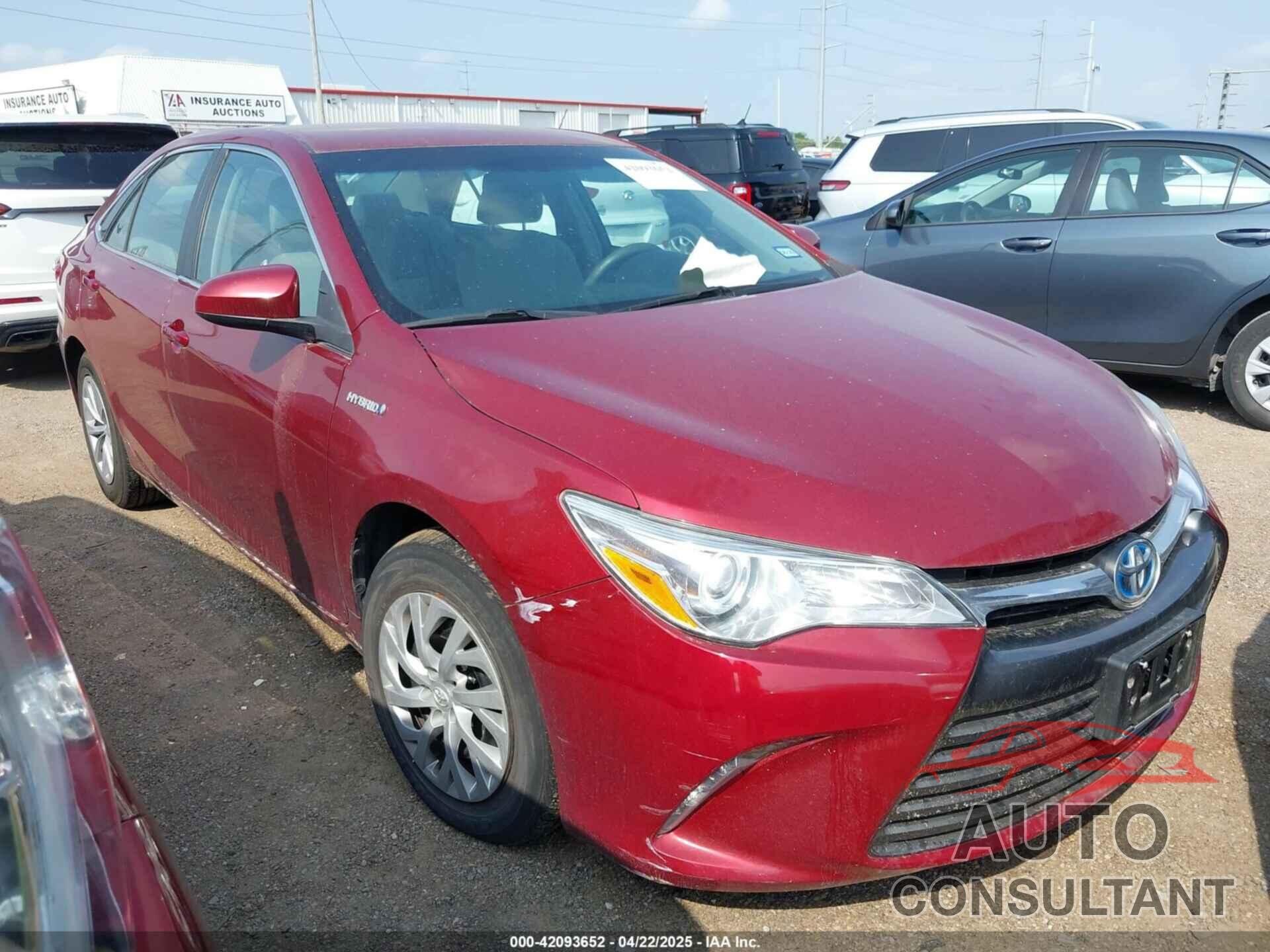 TOYOTA CAMRY HYBRID 2016 - 4T1BD1FK1GU184360