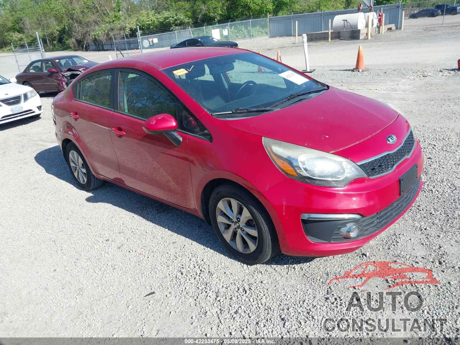 KIA RIO 2016 - KNADN4A35G6572236