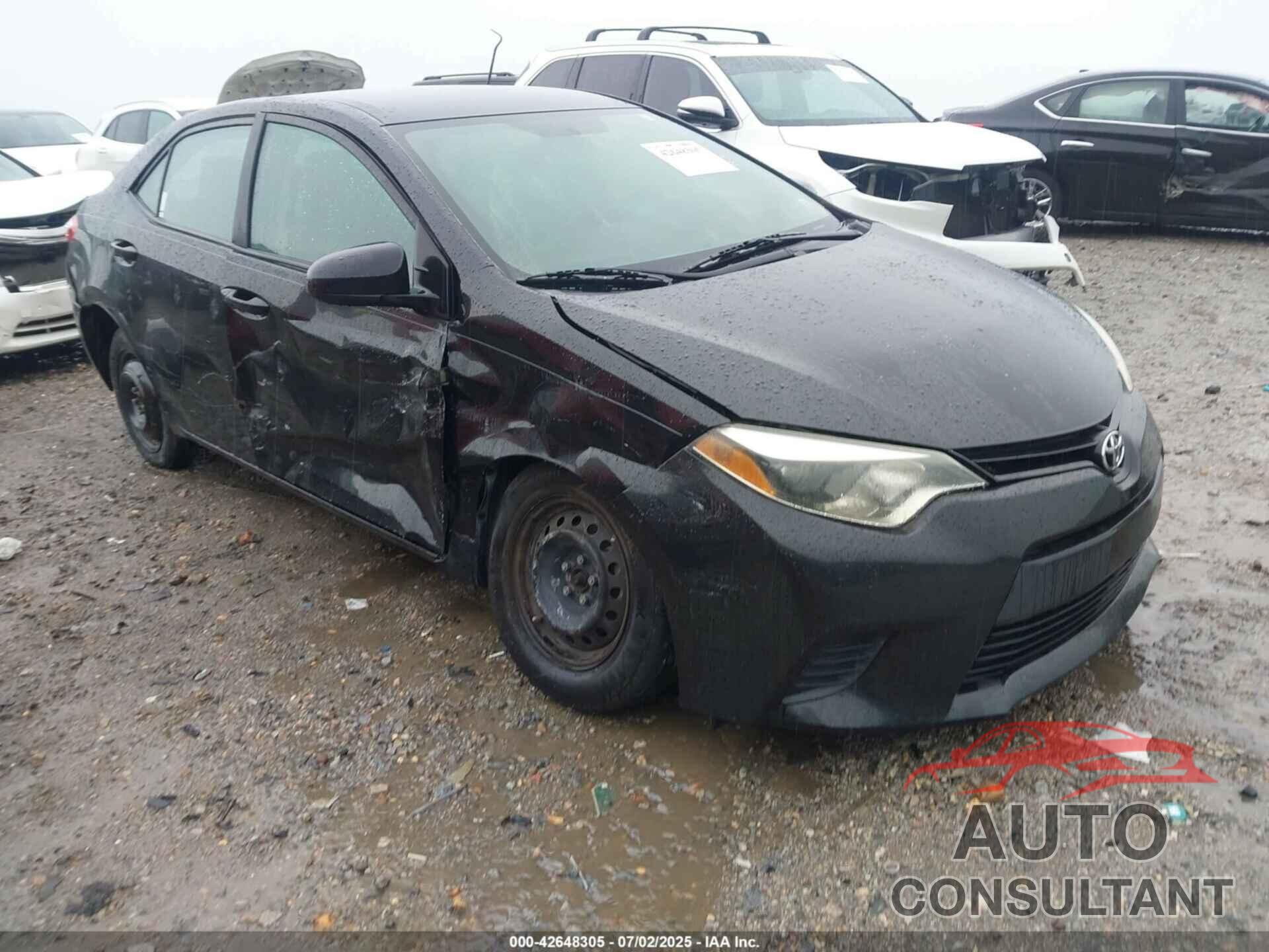 TOYOTA COROLLA 2015 - 2T1BURHE6FC289613
