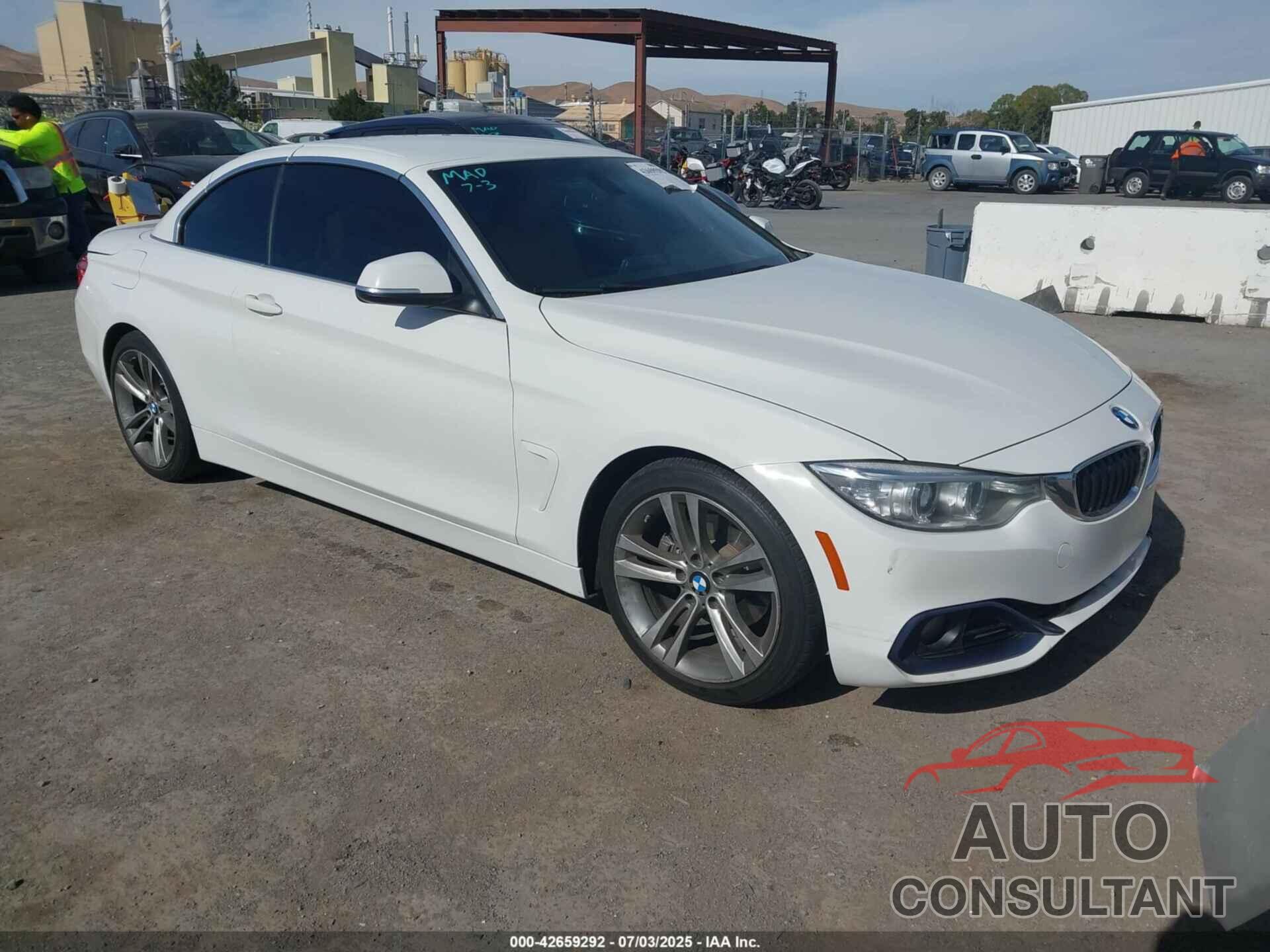 BMW 428I 2016 - WBA3V7C59G5A25524