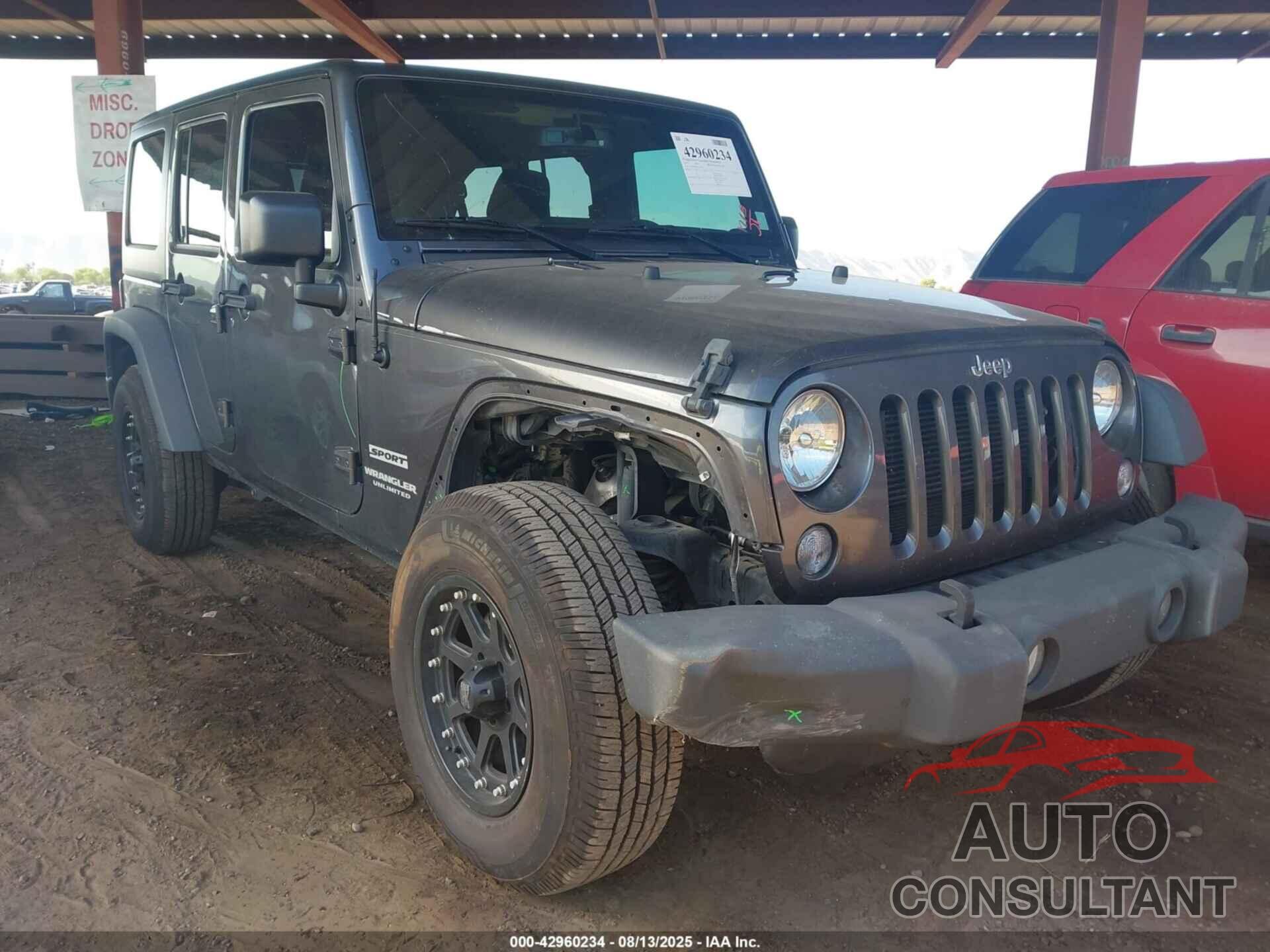 JEEP WRANGLER UNLIMITED 2017 - 1C4BJWDG0HL551975