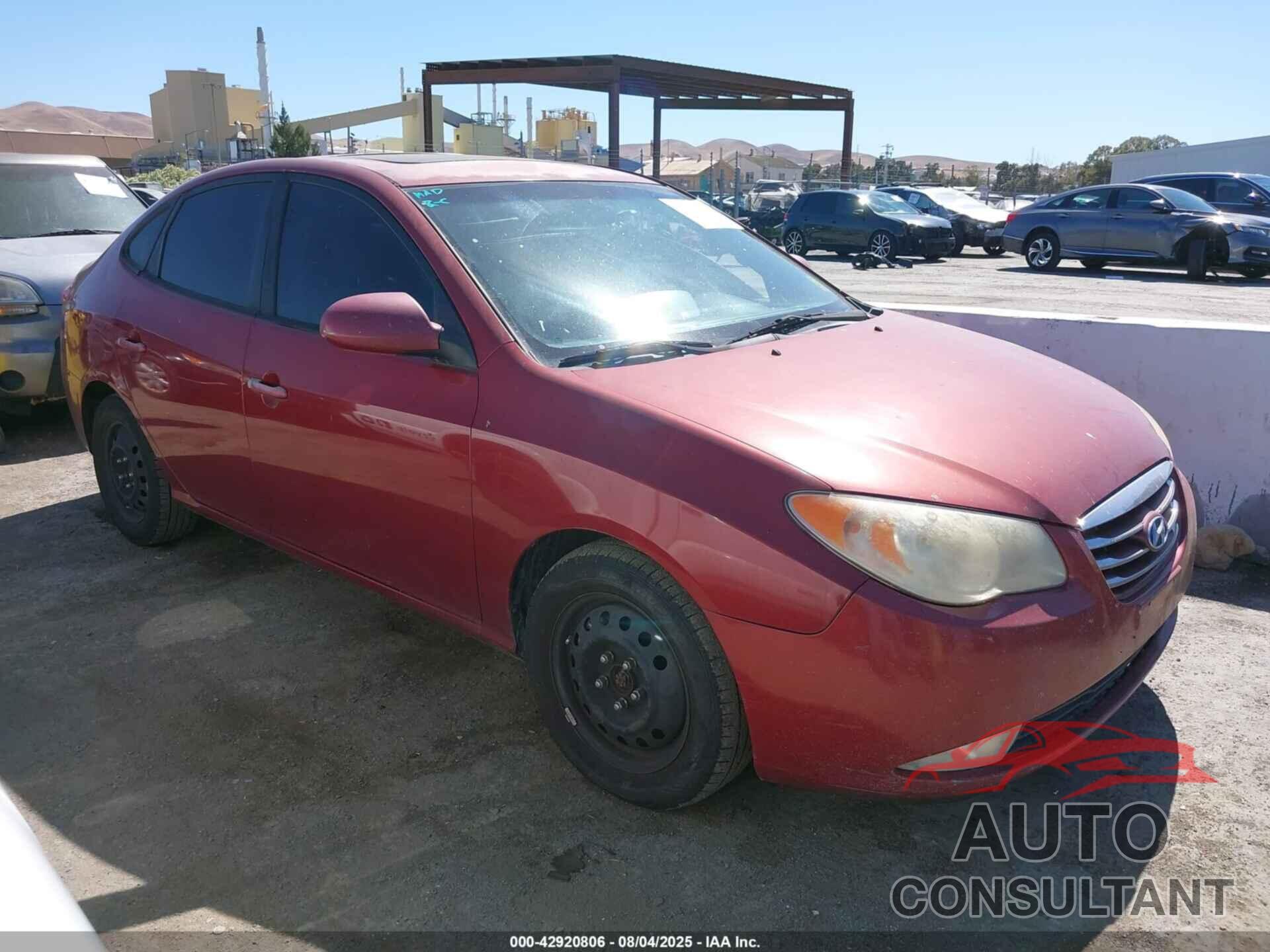 HYUNDAI ELANTRA 2010 - KMHDU4ADXAU079679