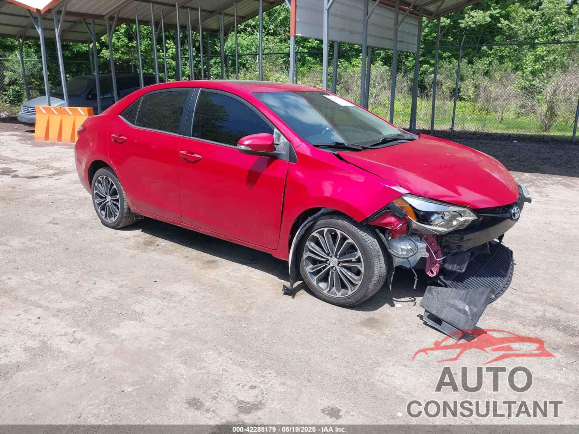 TOYOTA COROLLA 2015 - 2T1BURHEXFC365446