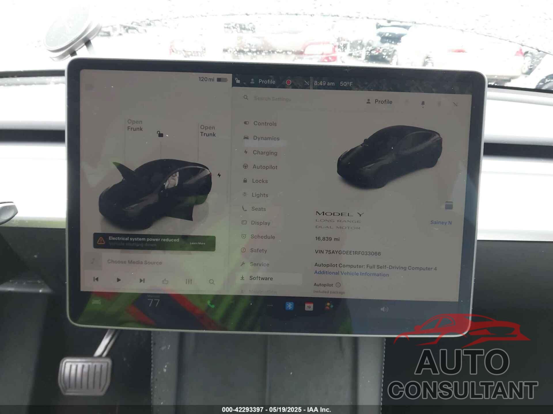 TESLA MODEL Y 2024 - 7SAYGDEE1RF033066