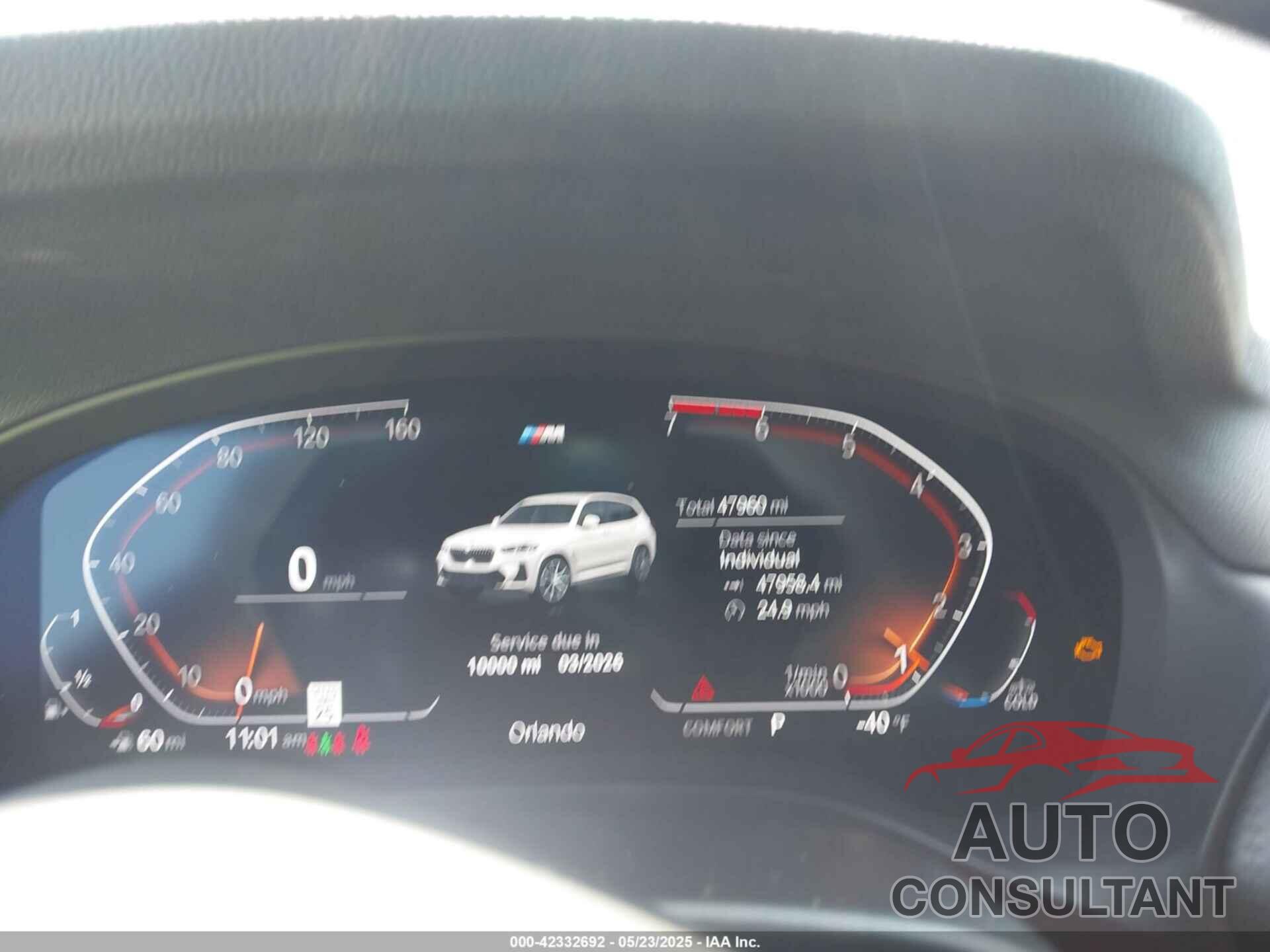 BMW X3 2022 - 5UX53DP06N9K02837