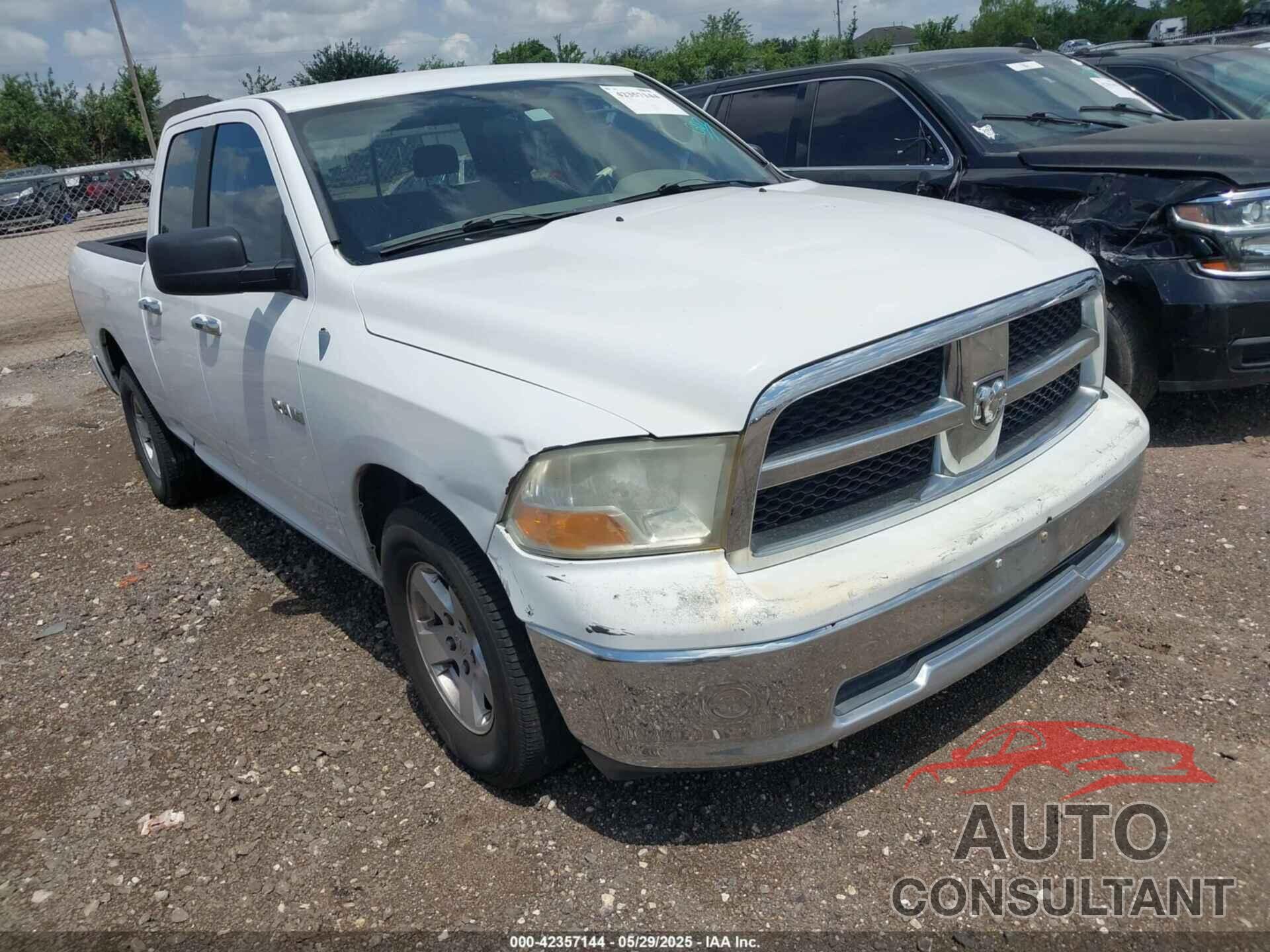 DODGE RAM 1500 2010 - 1D7RB1GP1AS135770