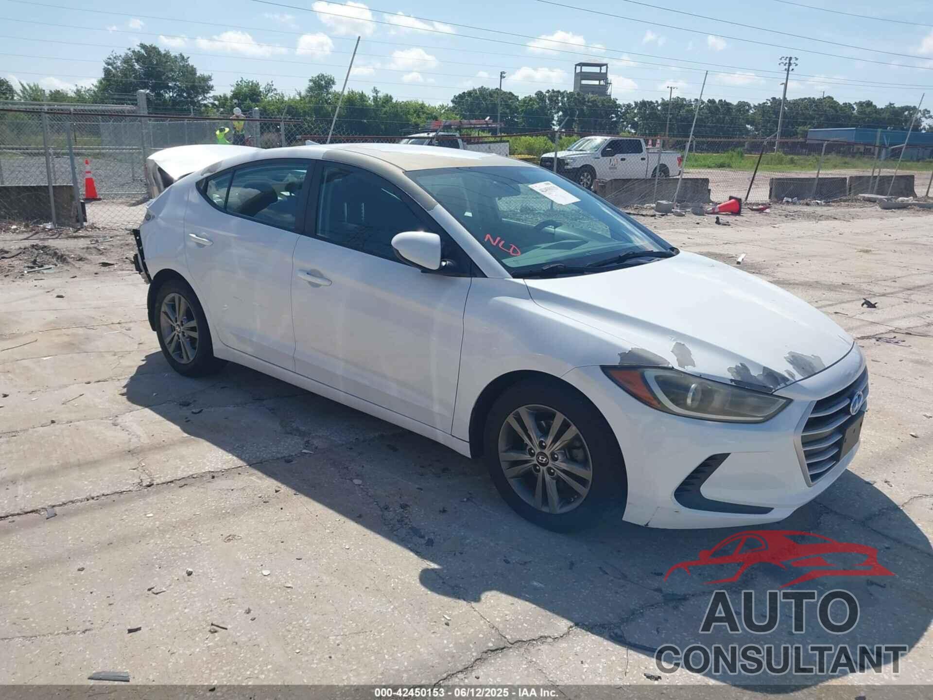 HYUNDAI ELANTRA 2018 - 5NPD84LF4JH267020