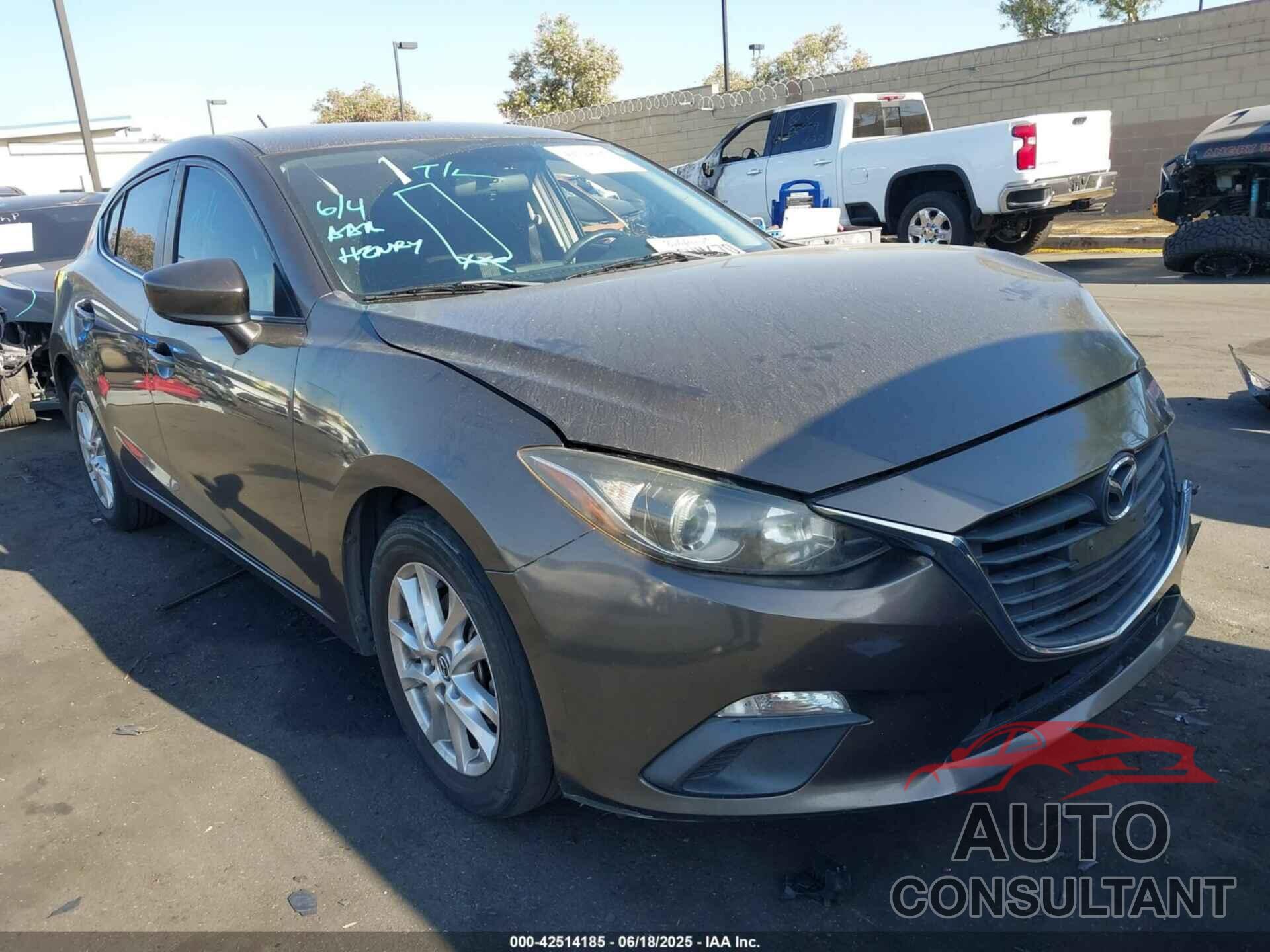 MAZDA MAZDA3 2014 - JM1BM1L74E1210453