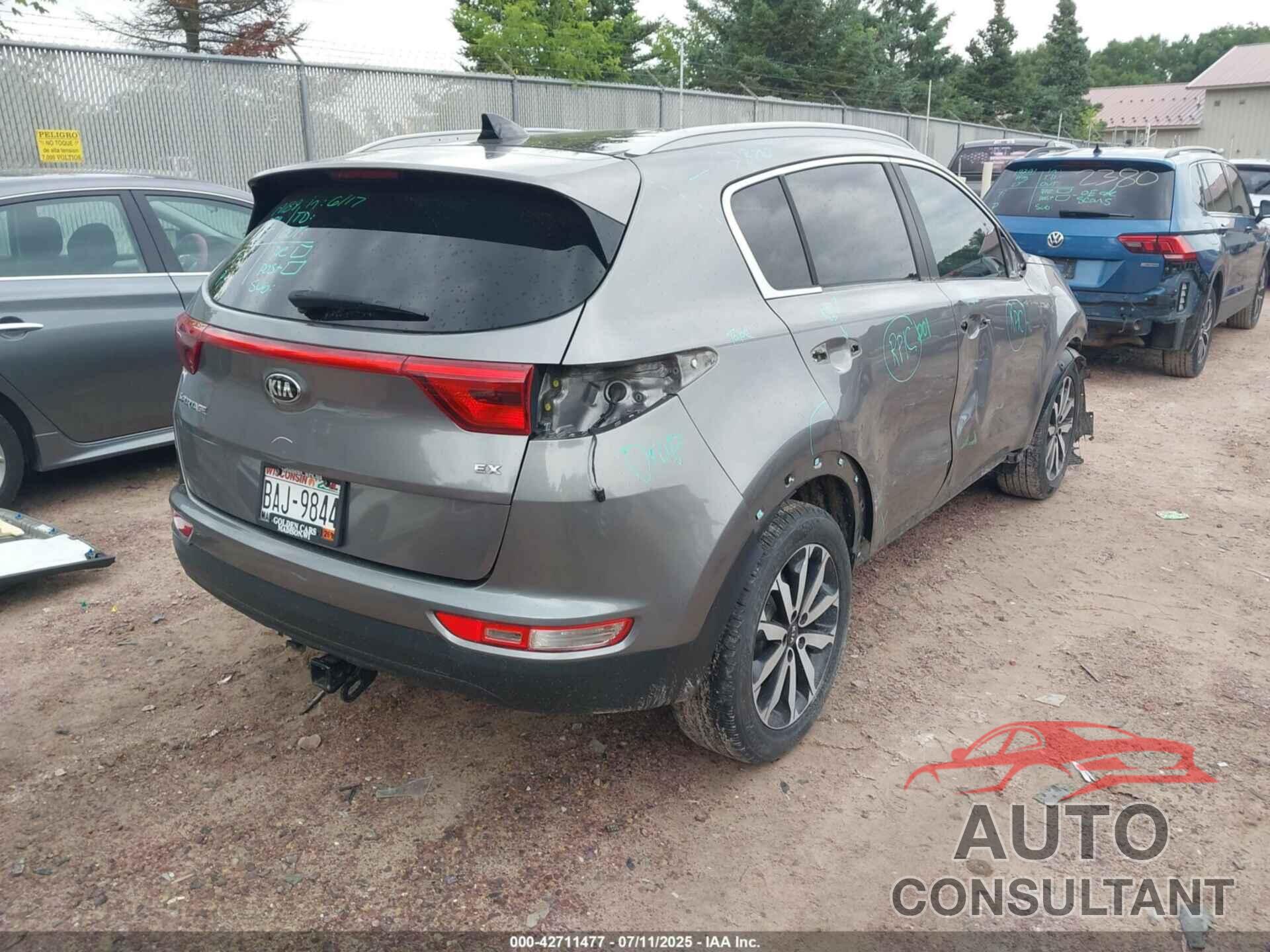 KIA SPORTAGE 2017 - KNDPN3AC7H7162477