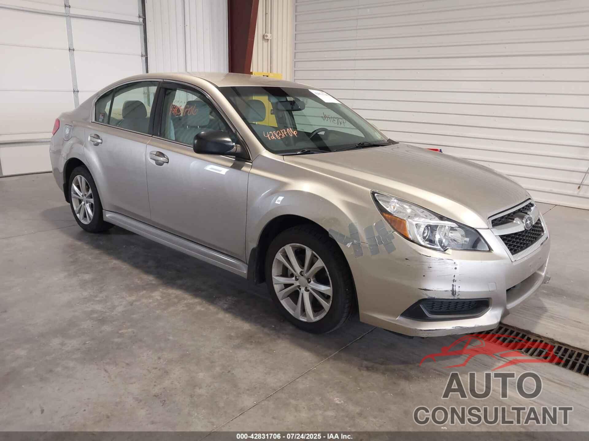 SUBARU LEGACY 2014 - 4S3BMCC66E3025165