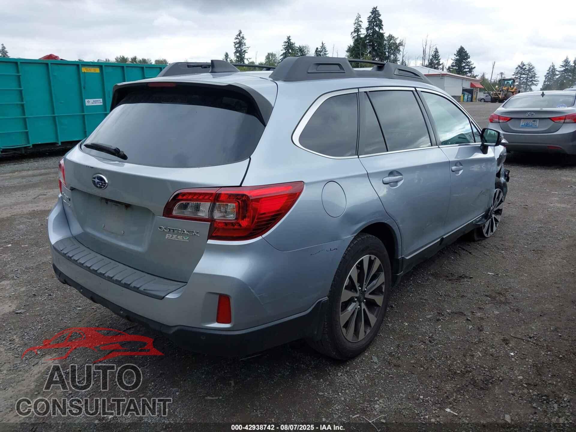 SUBARU OUTBACK 2017 - 4S4BSANCXH3298008