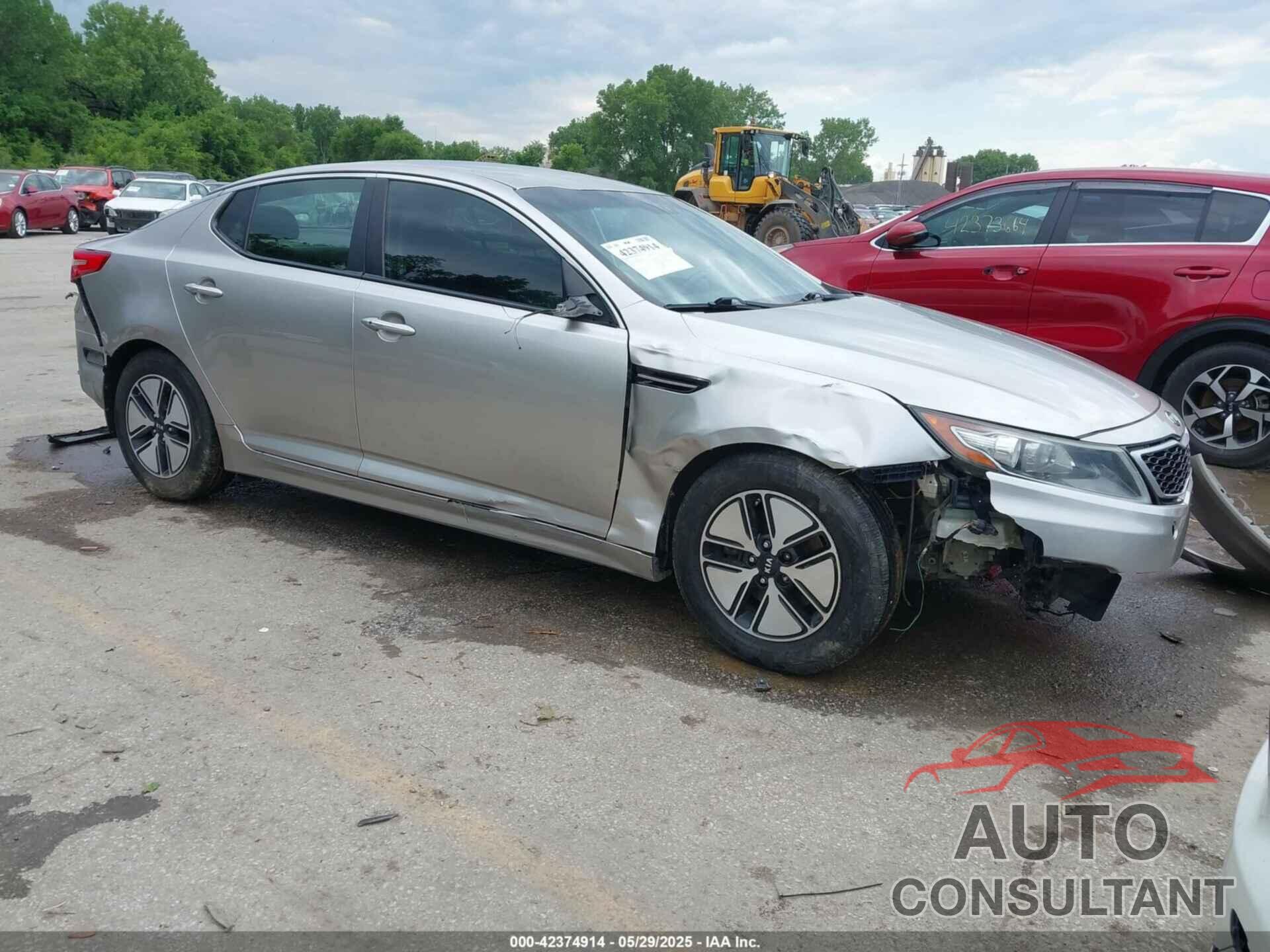 KIA OPTIMA HYBRID 2012 - KNAGM4AD6C5019653