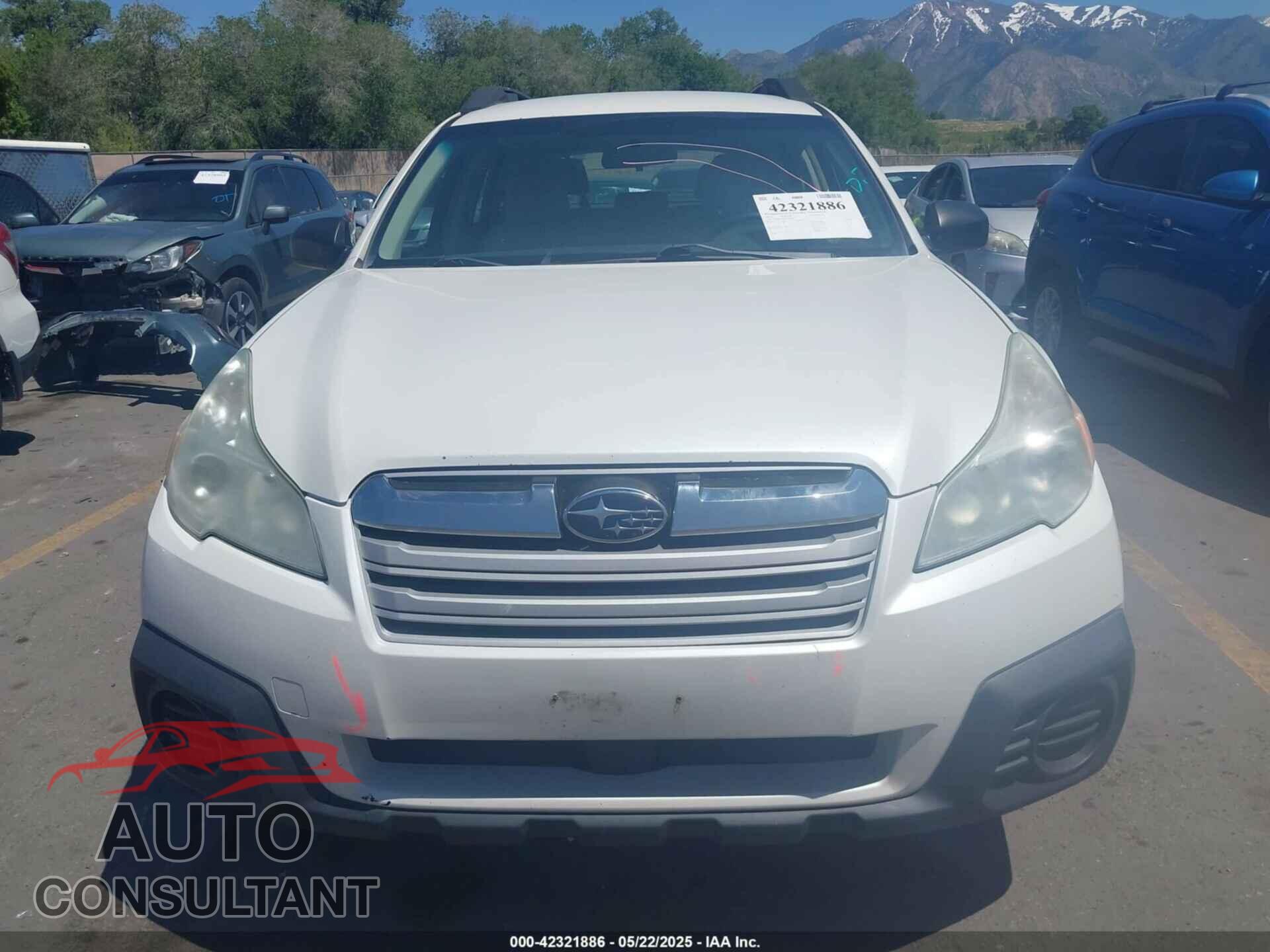 SUBARU OUTBACK 2014 - 4S4BRCAC2E1243010
