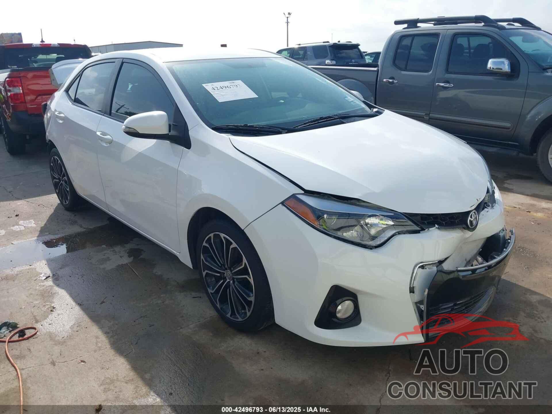 TOYOTA COROLLA 2015 - 5YFBURHE3FP223603