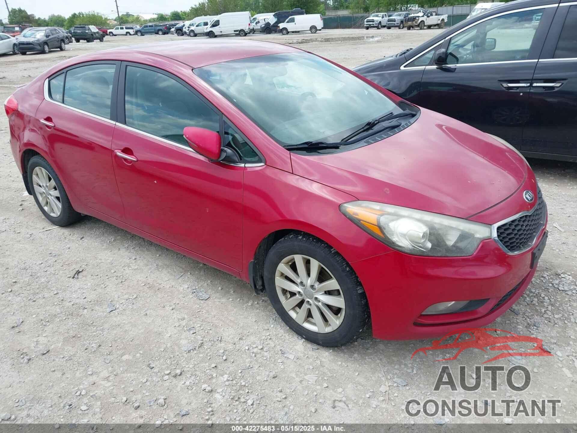 KIA FORTE 2014 - KNAFX4A89E5114667