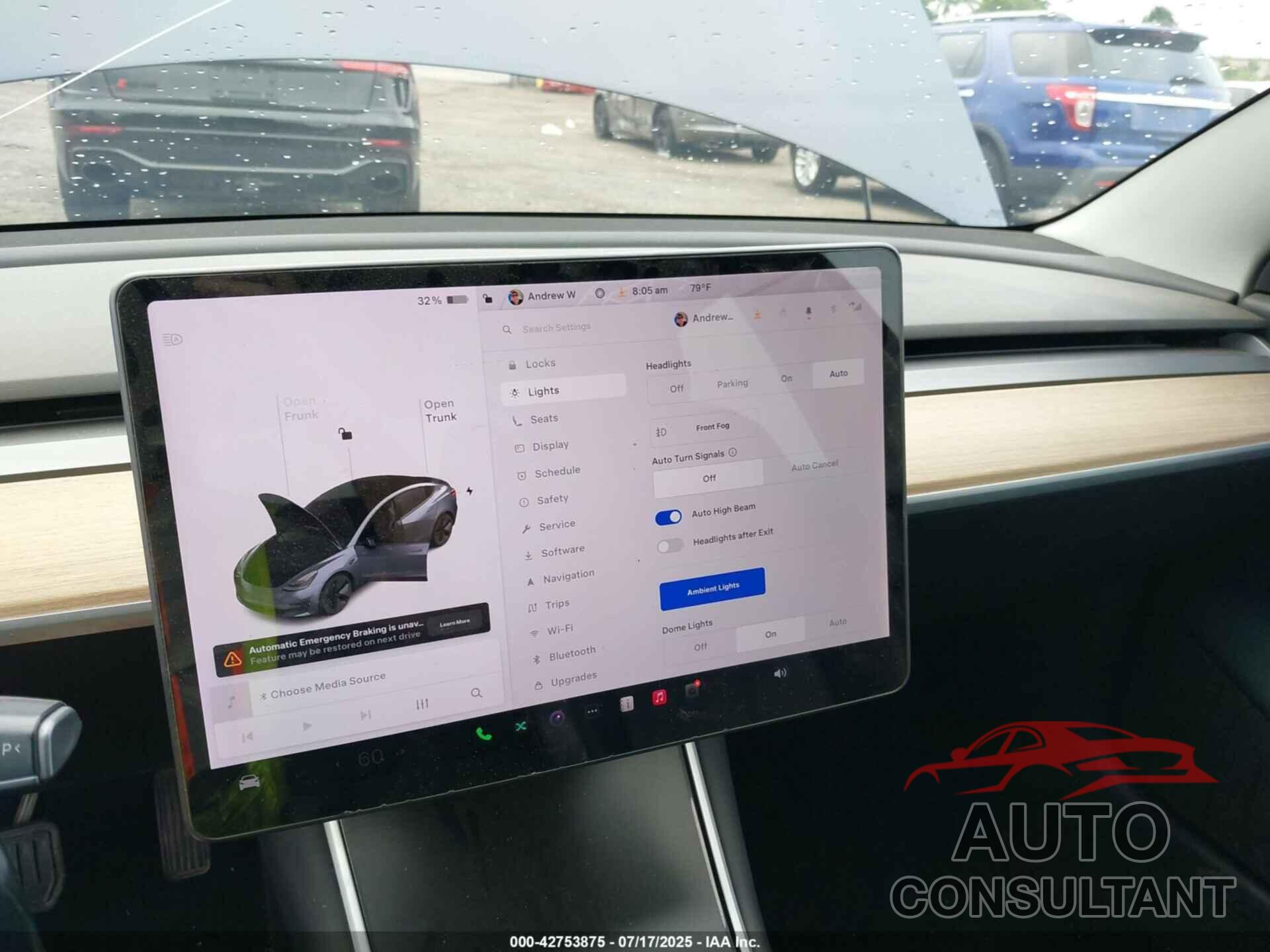TESLA MODEL 3 2018 - 5YJ3E1EA8JF025799