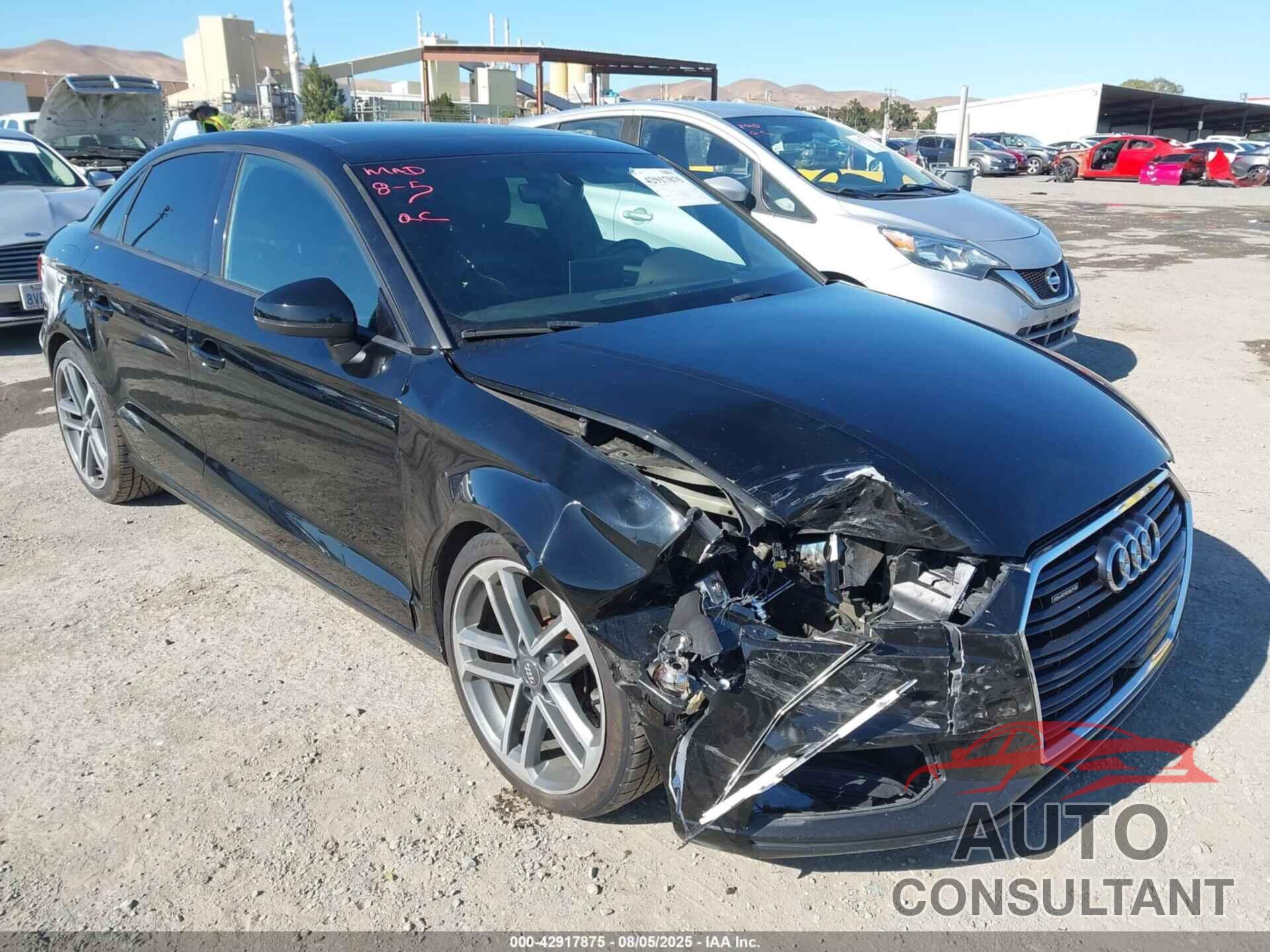 AUDI A3 2017 - WAUB8GFF3H1020638