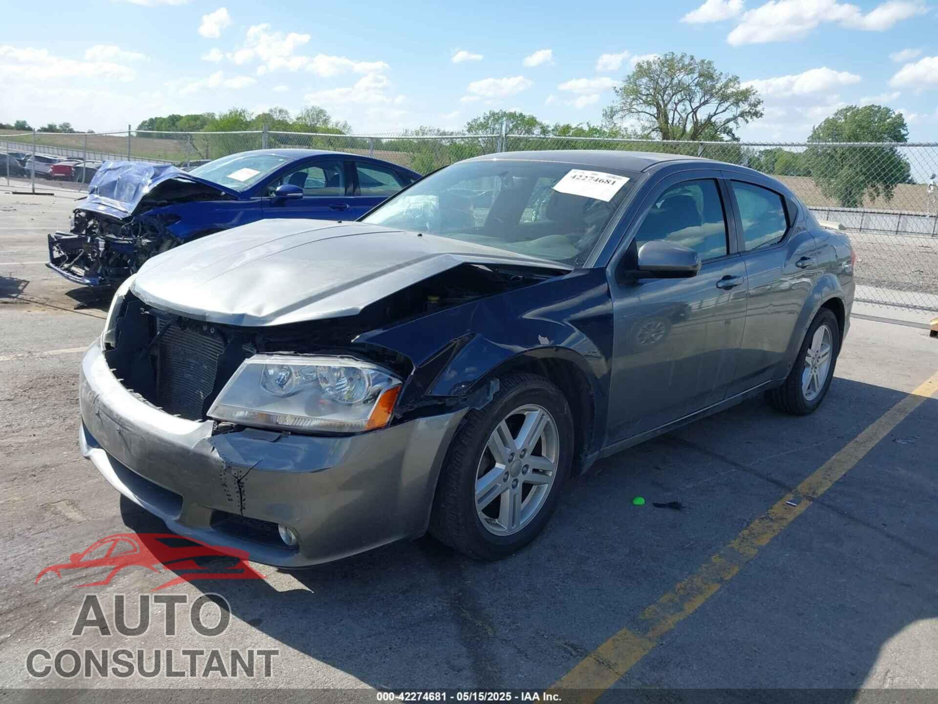 DODGE AVENGER 2013 - 1C3CDZCG5DN544909
