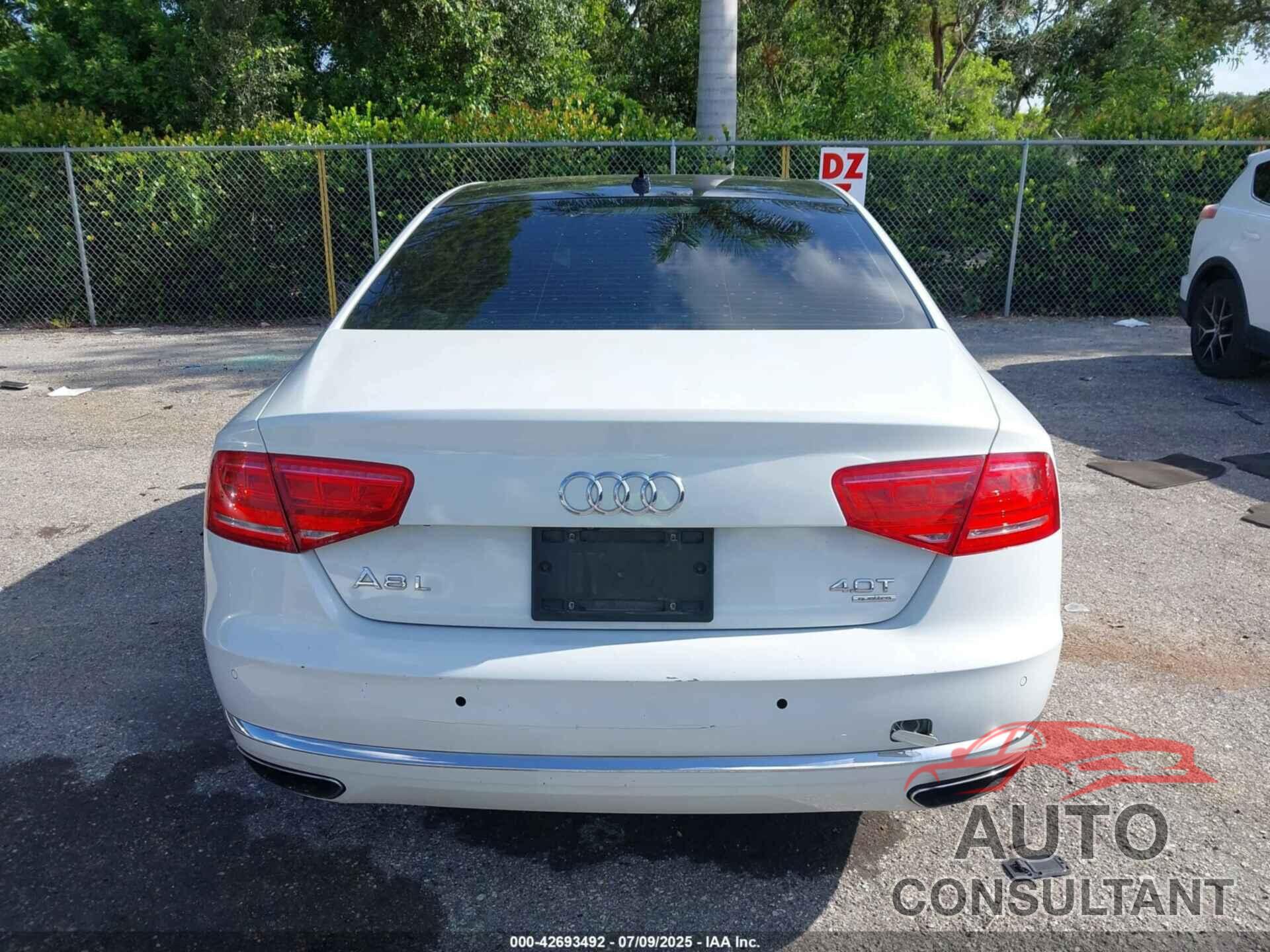 AUDI A8 2014 - WAUR2AFD8EN004371