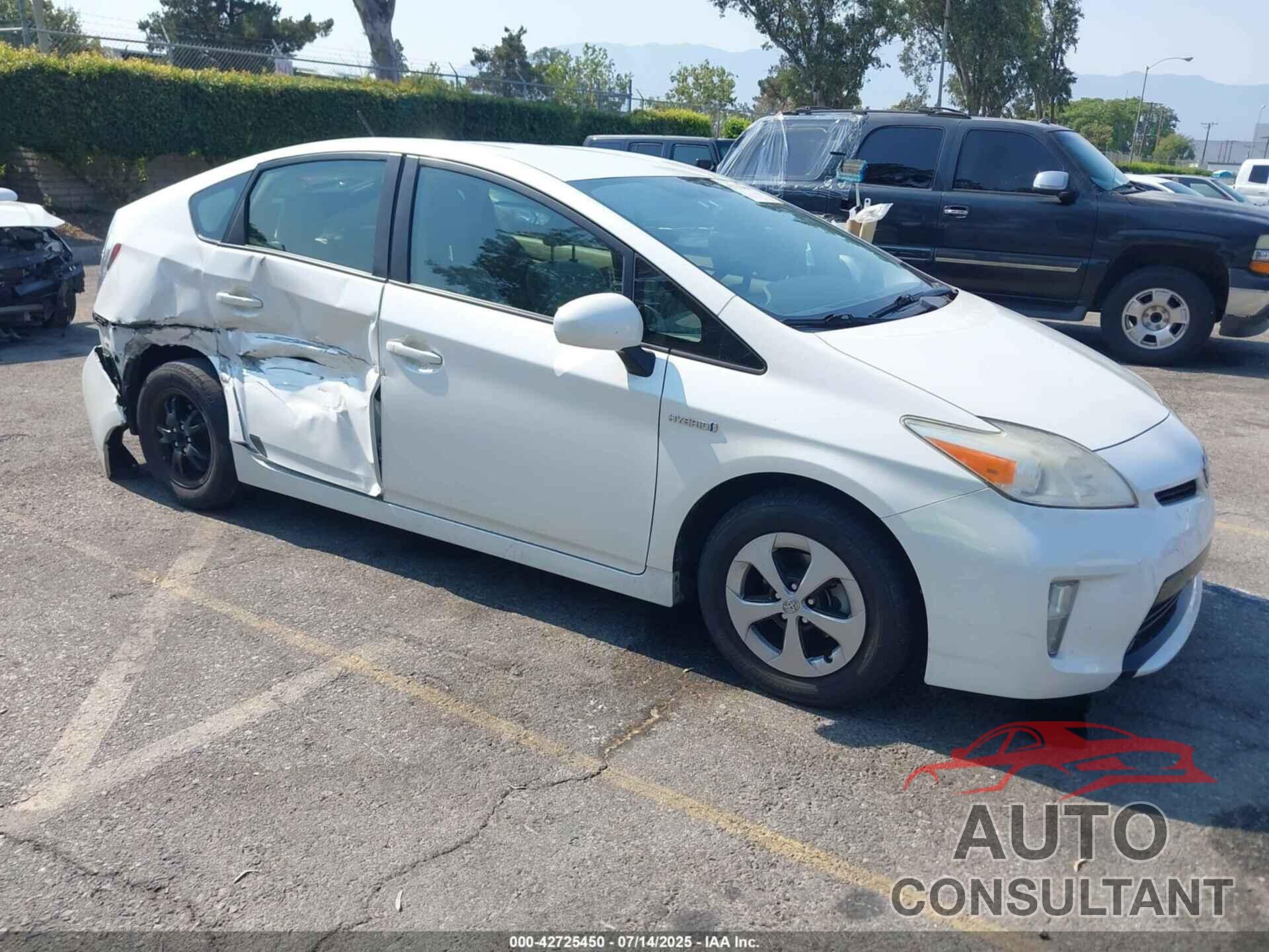 TOYOTA PRIUS 2013 - JTDKN3DU5D5673867