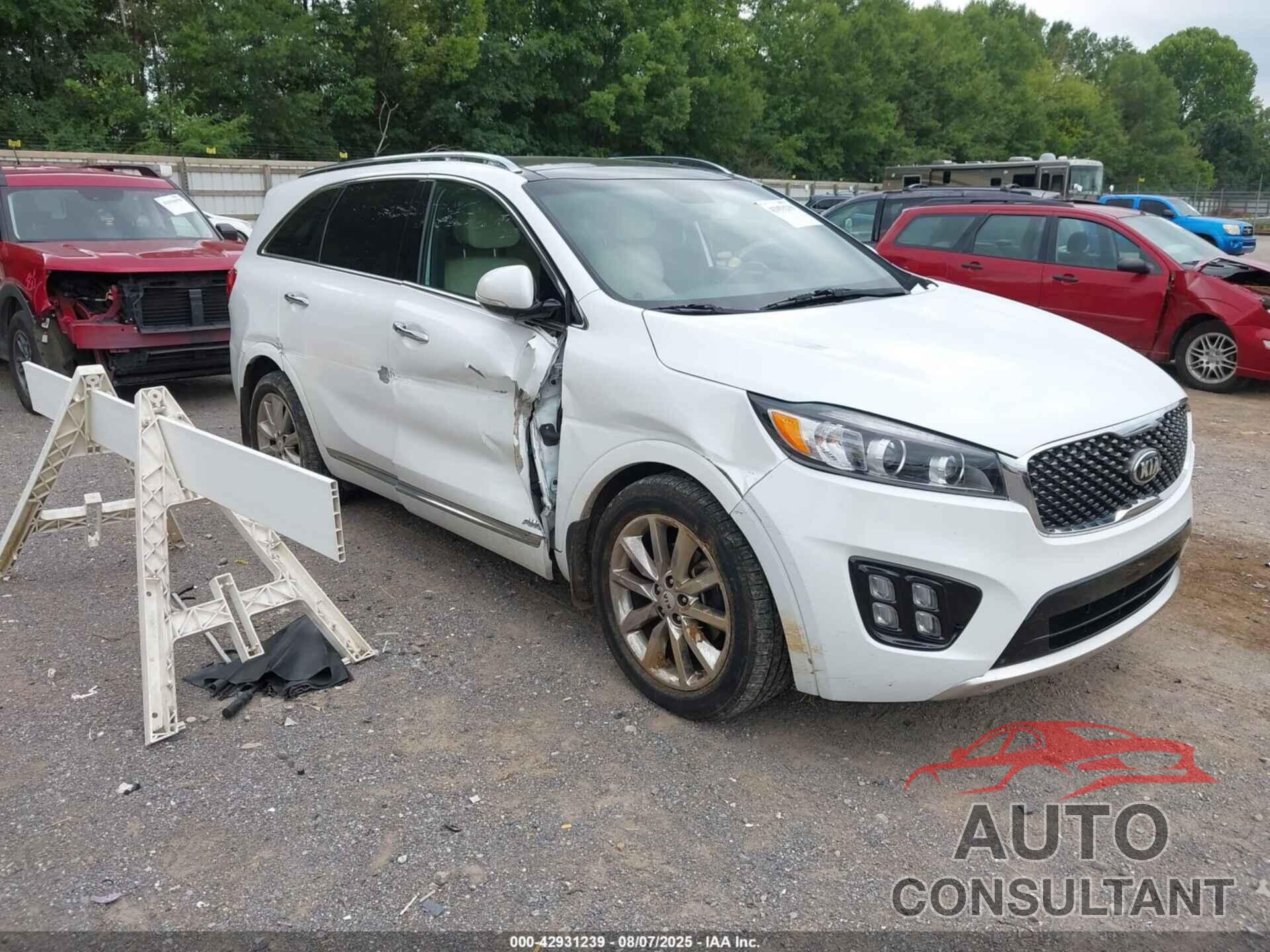 KIA SORENTO 2016 - 5XYPKDA54GG161286
