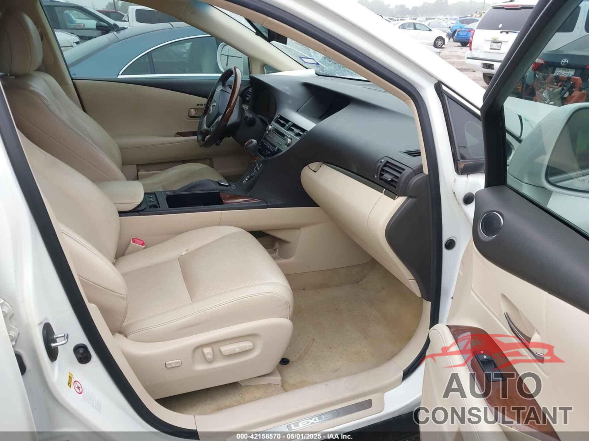 LEXUS RX 350 2014 - JTJZK1BA0E2011201