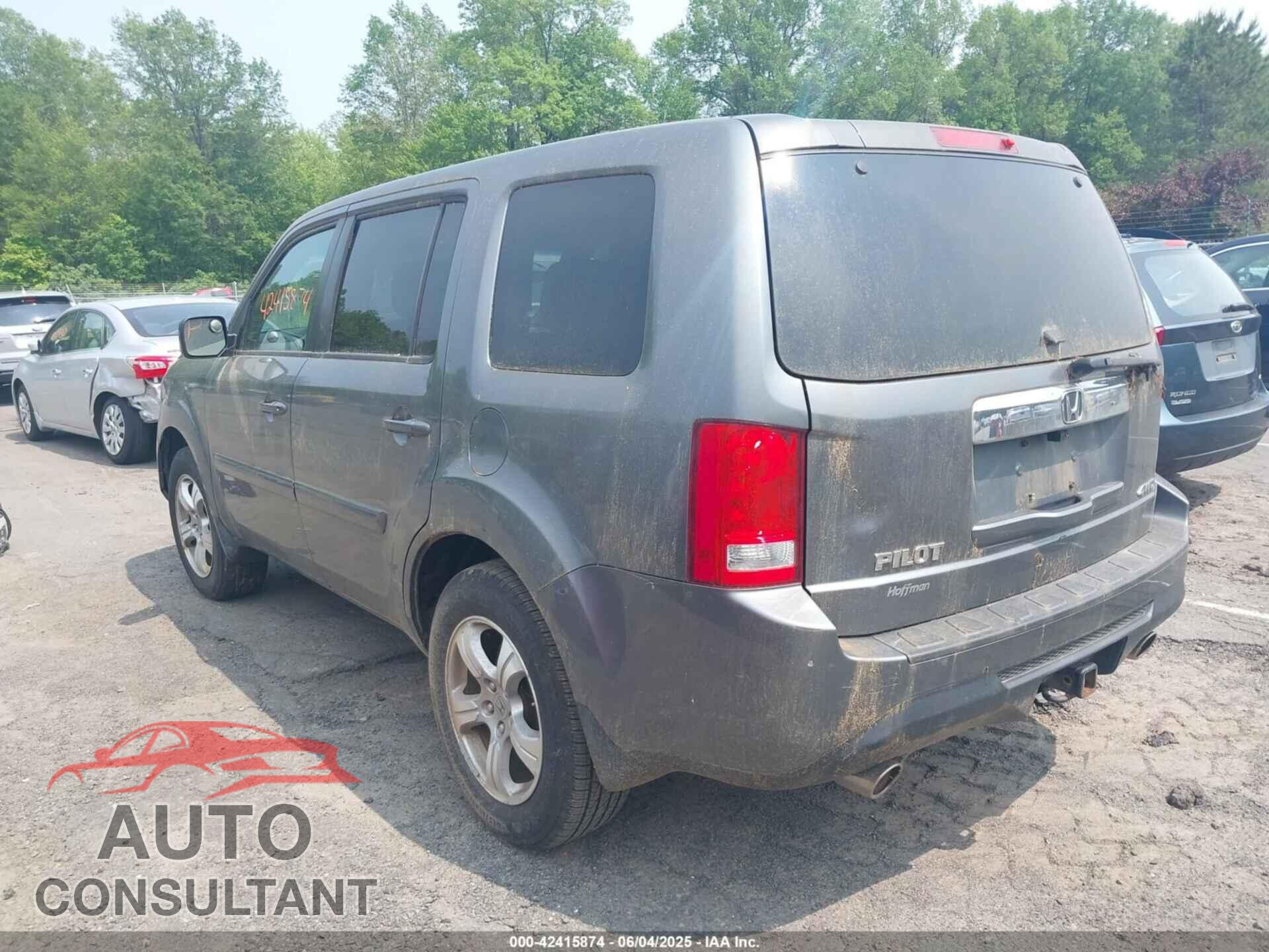 HONDA PILOT 2012 - 5FNYF4H46CB008707