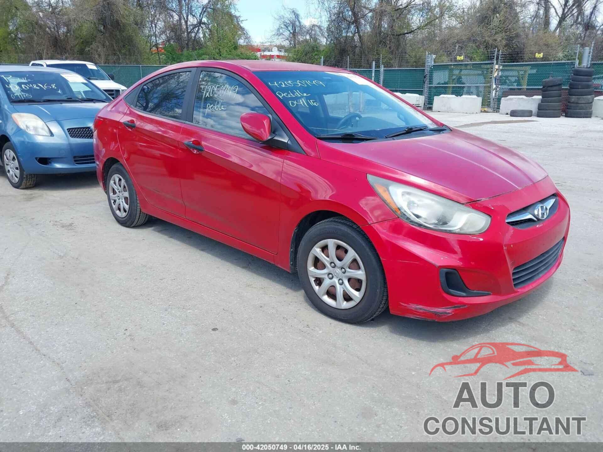HYUNDAI ACCENT 2012 - KMHCT4AE0CU095304